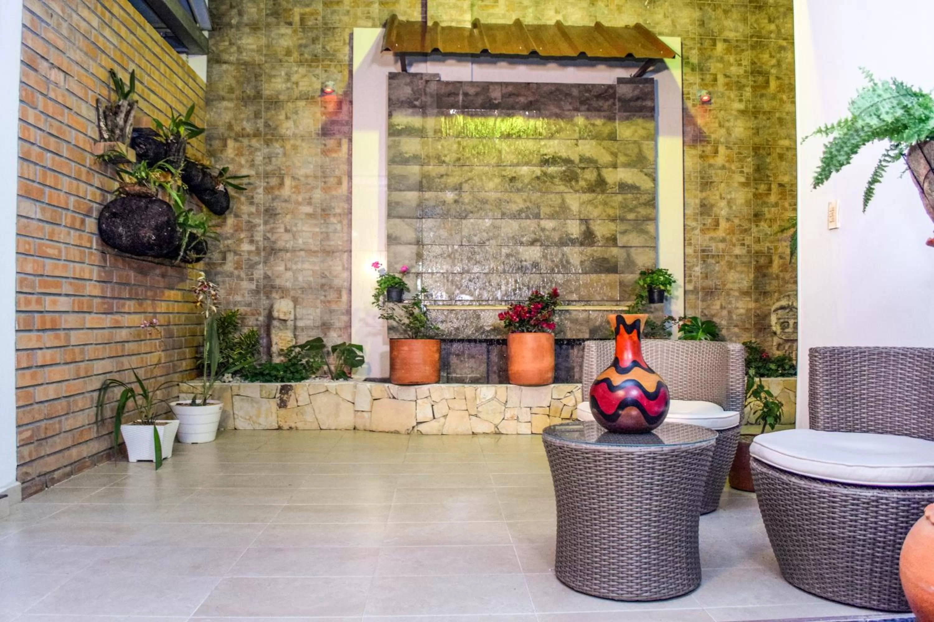 Patio in Samalá Casa Hotel