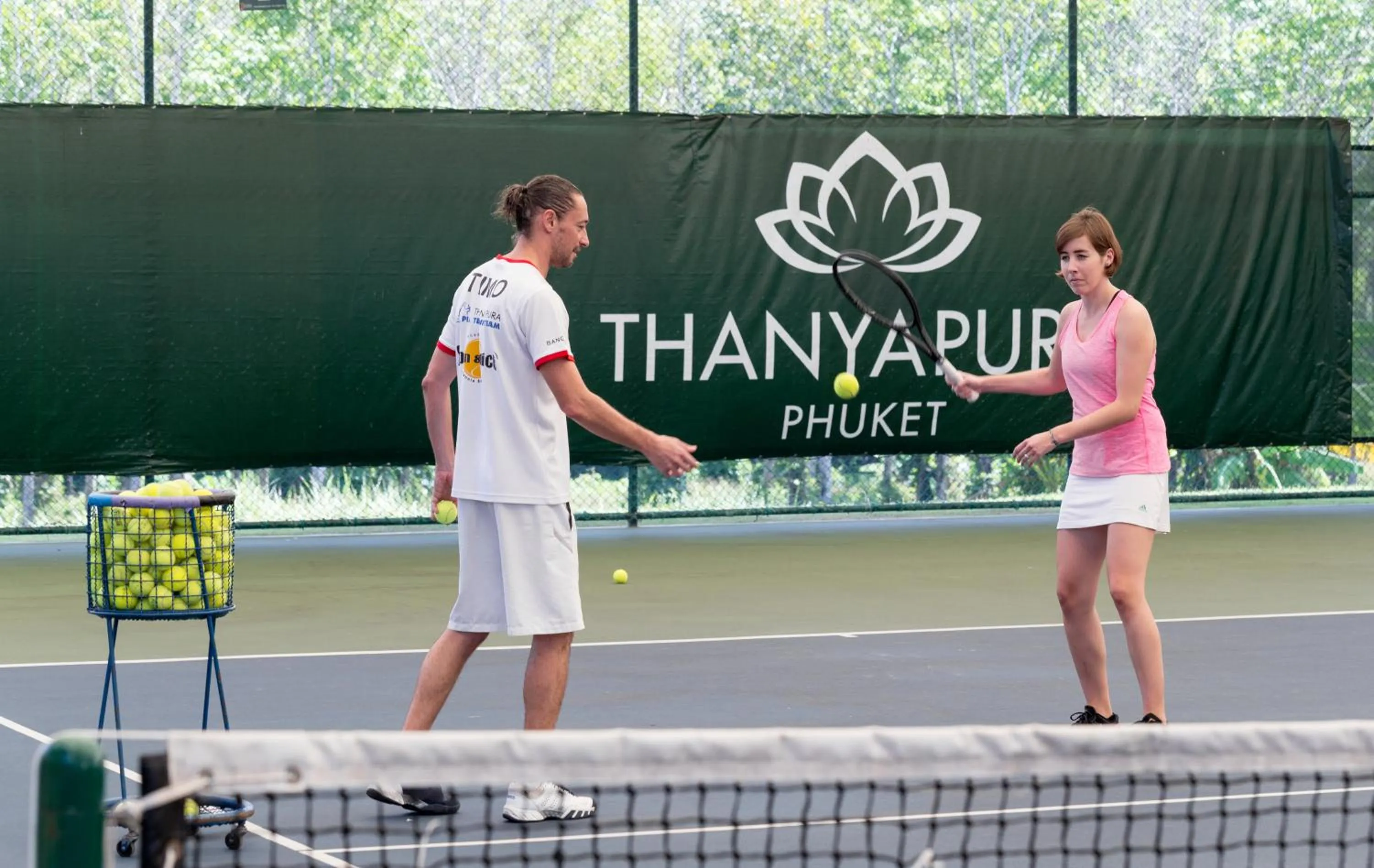 Tennis court in Thanyapura Sports & Health Resort