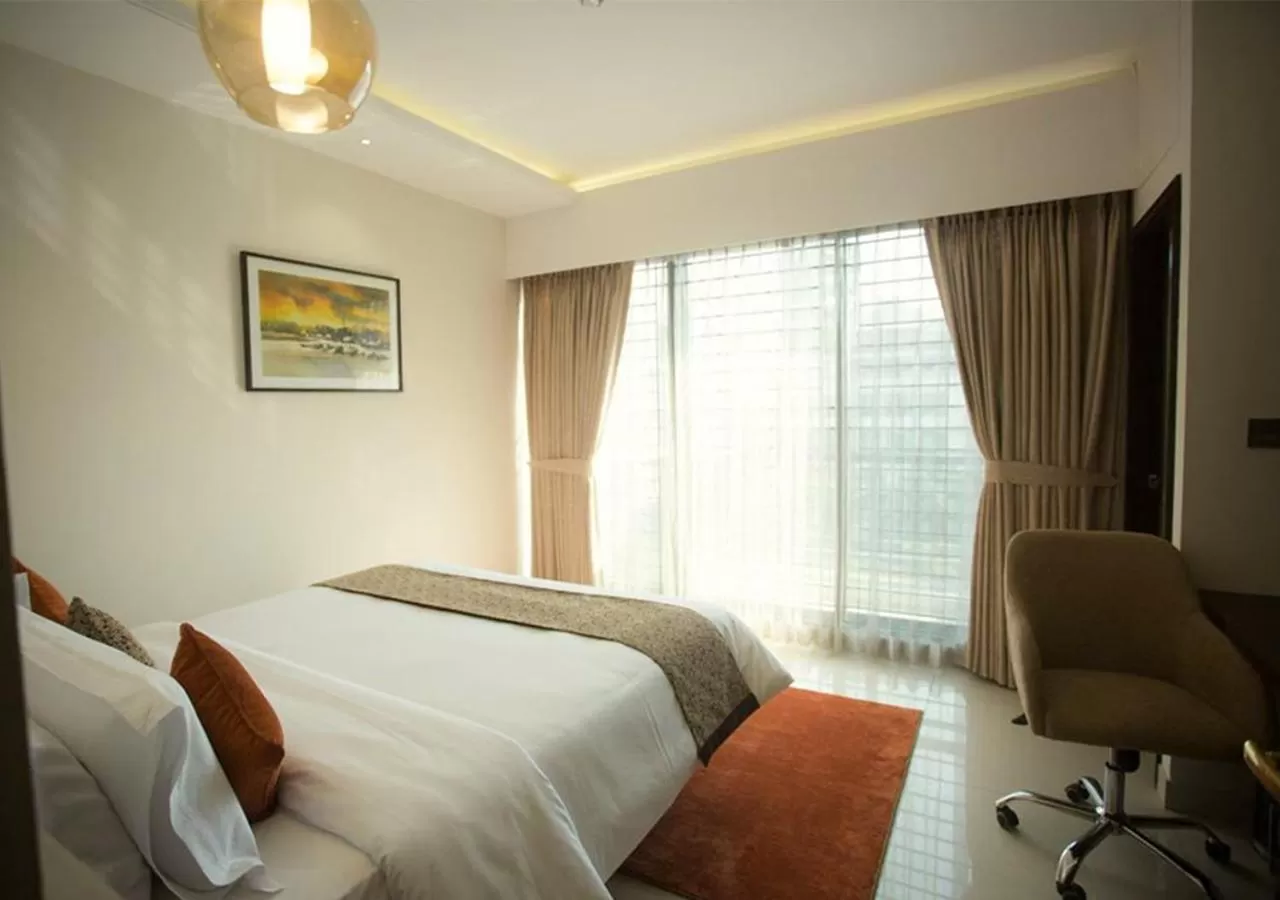 Bed in Jatra Flagship Dhaka Lake View