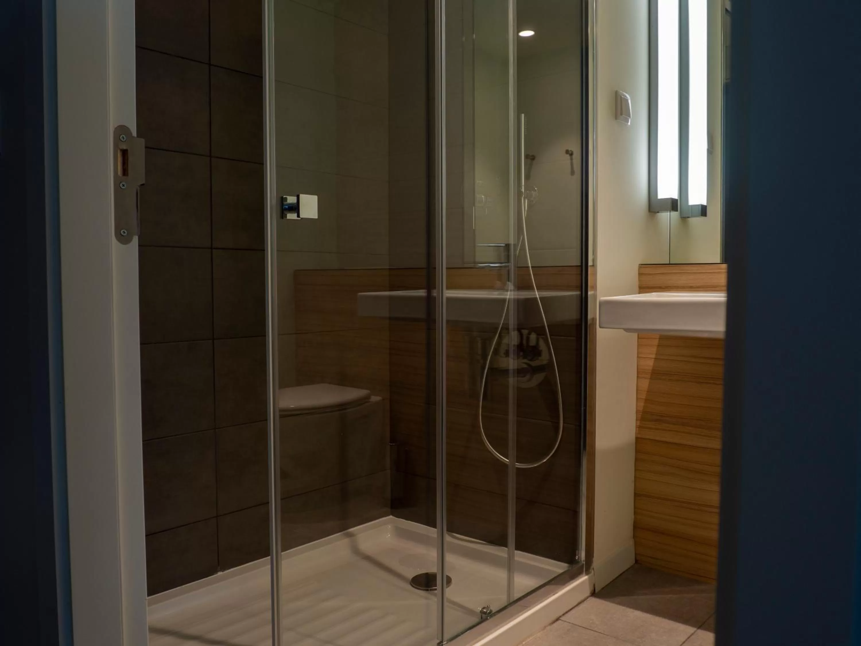 Shower in Flag Hotel Caldas da Rainha