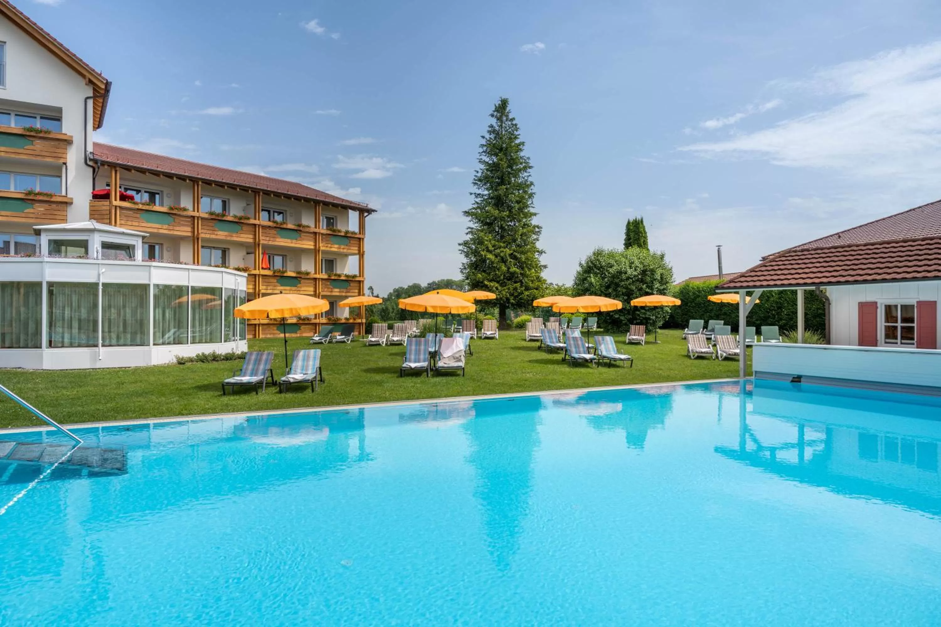 Swimming pool in Ringhotel Krone