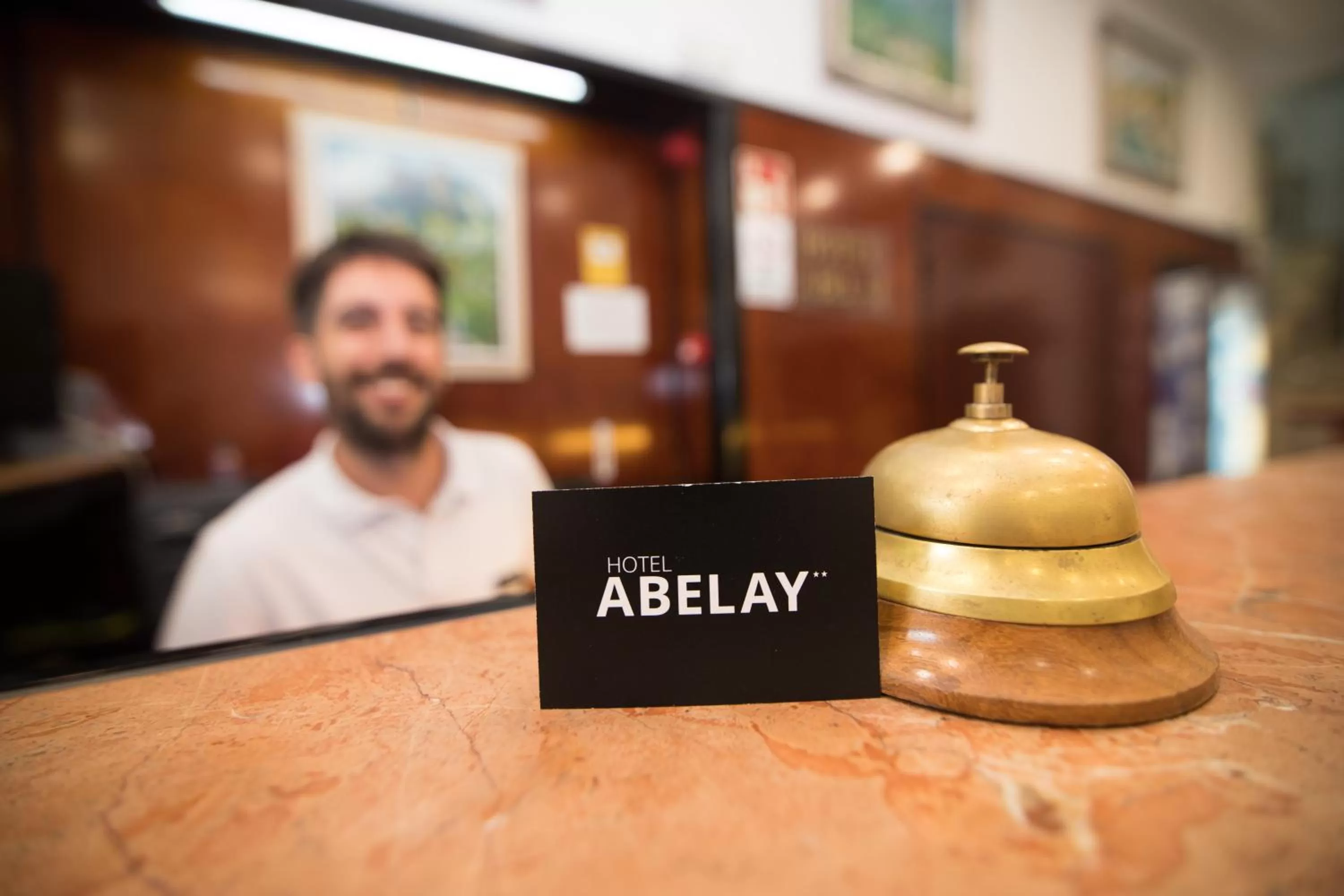 Lobby or reception in Hotel Abelay