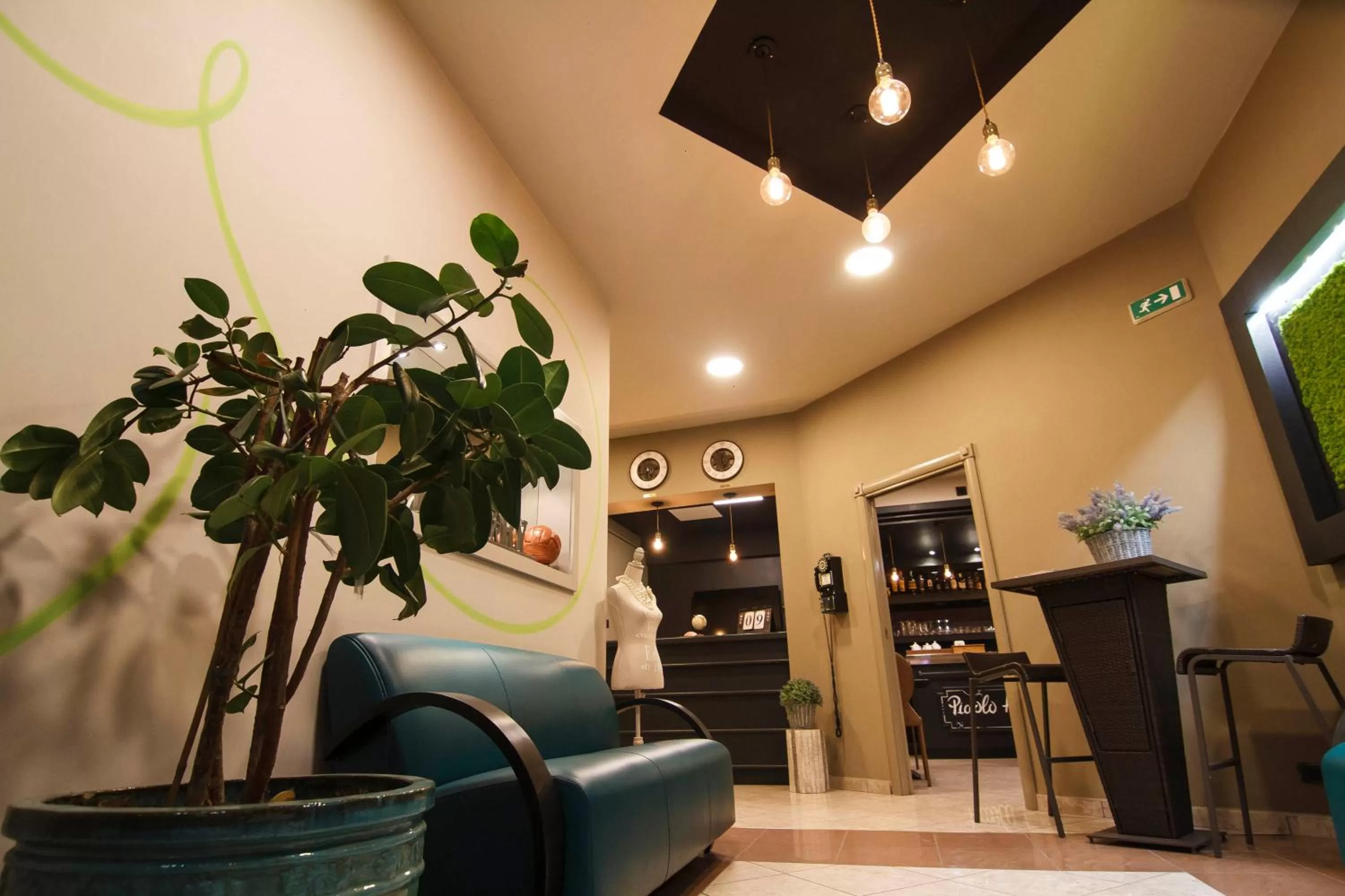 Lobby or reception in Piccolo Hotel Allamano