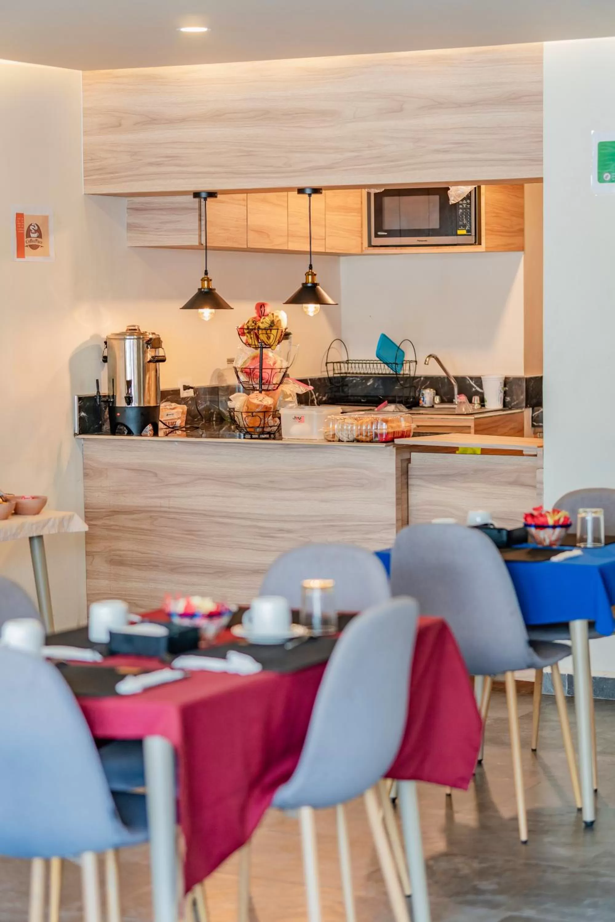 Dining area in Hotel Central Merida by Kavia