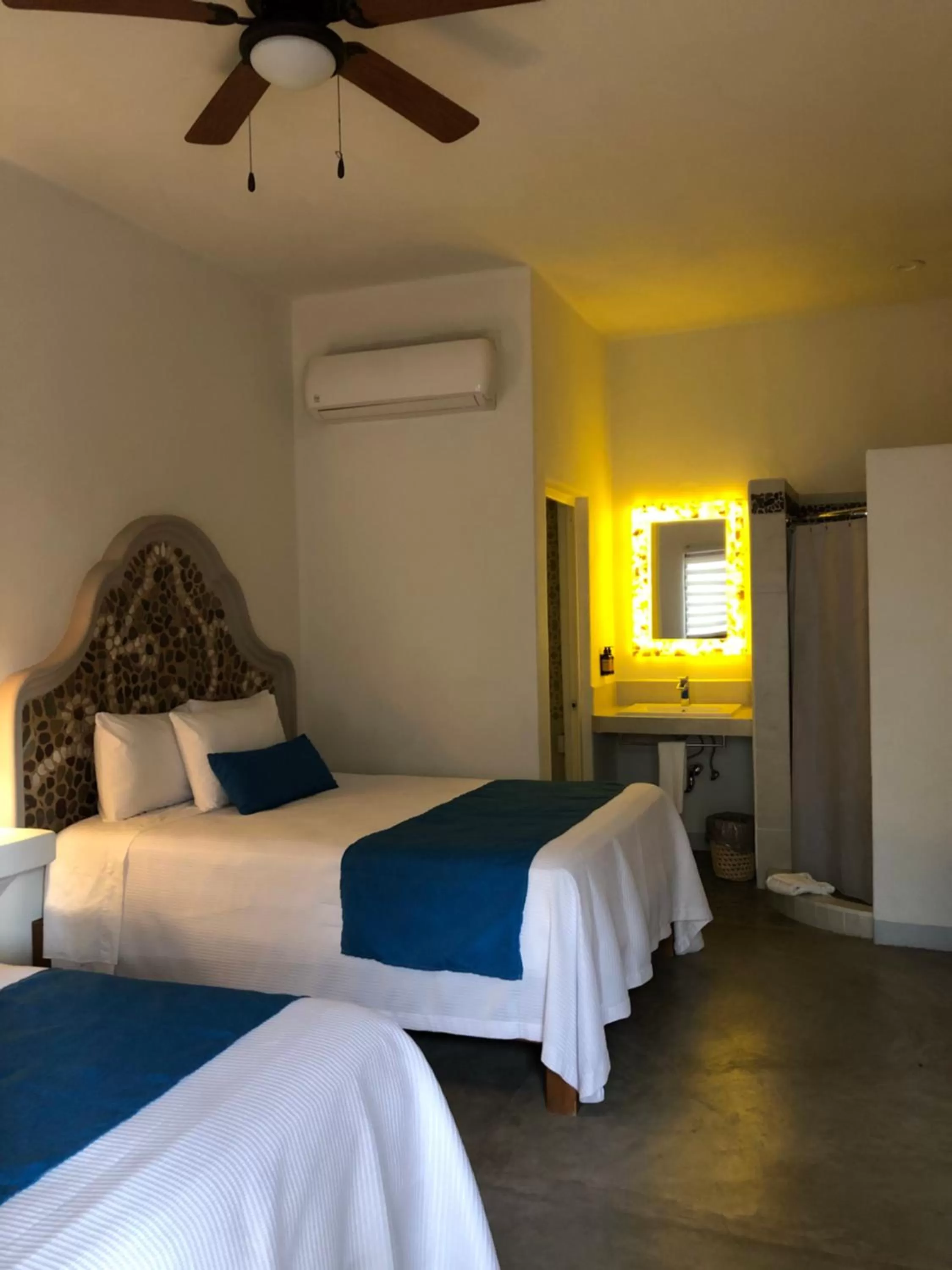 Bed in Rosarito Hotel