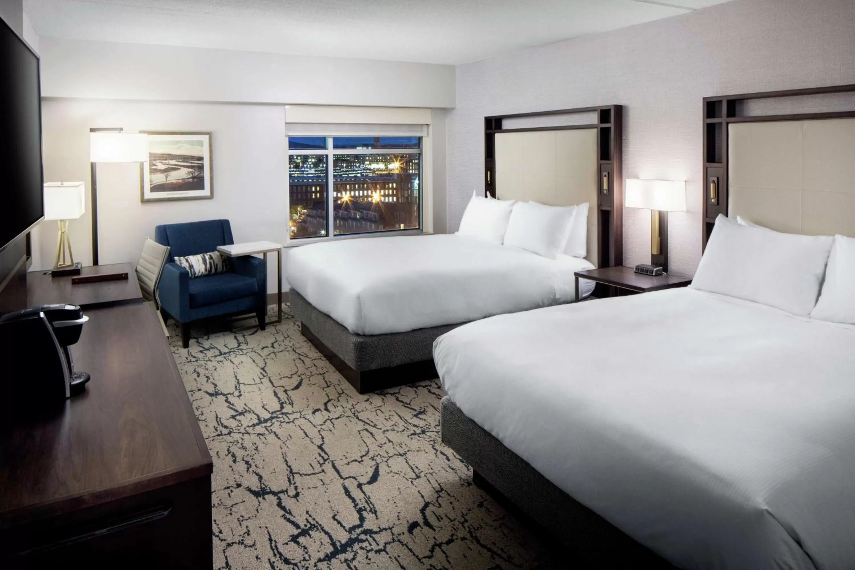 Queen Room with Two Queen Beds - Hearing Accessible in DoubleTree by Hilton Manchester Downtown