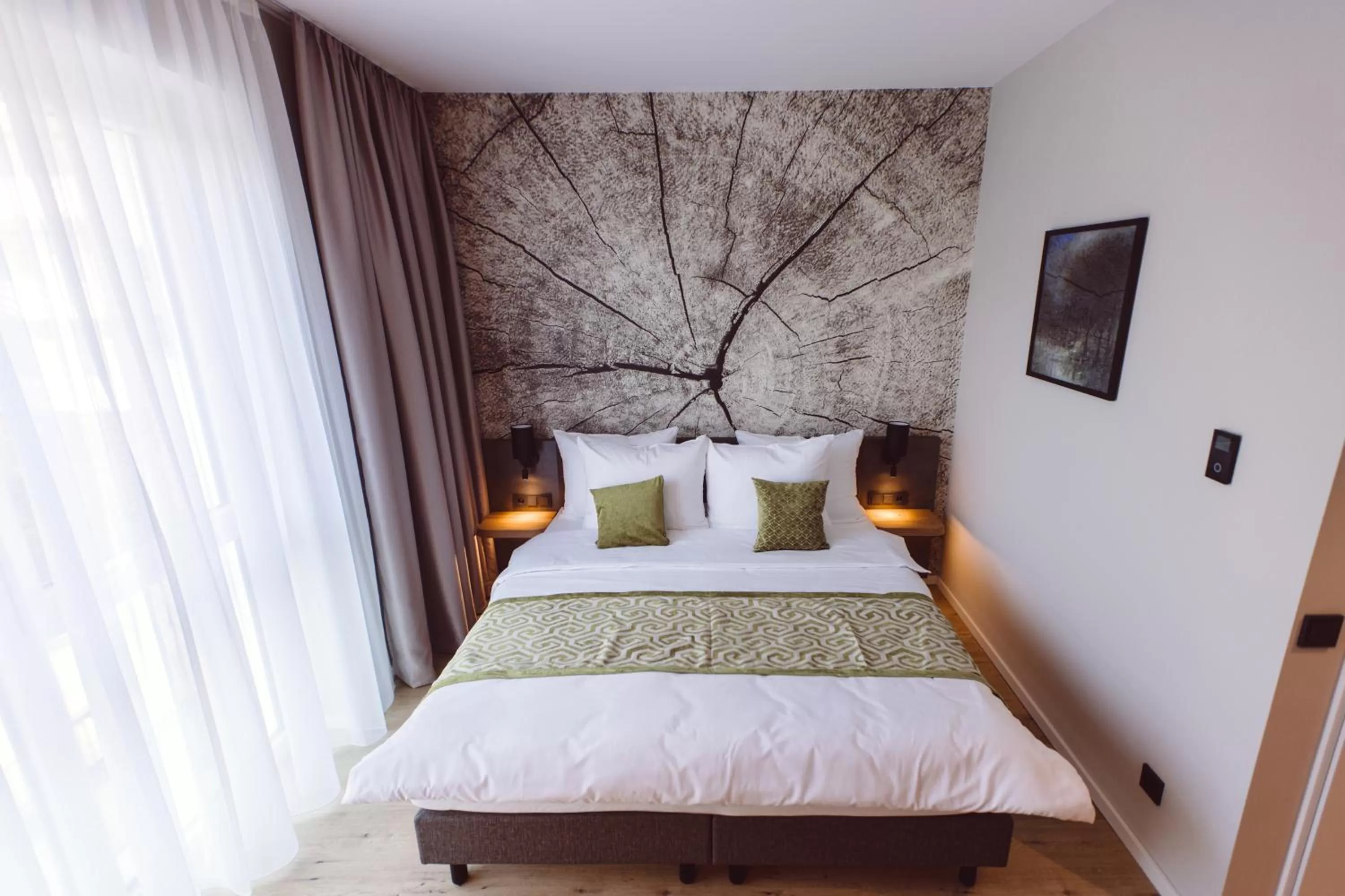 Bed in Hotel Libertas elements pure