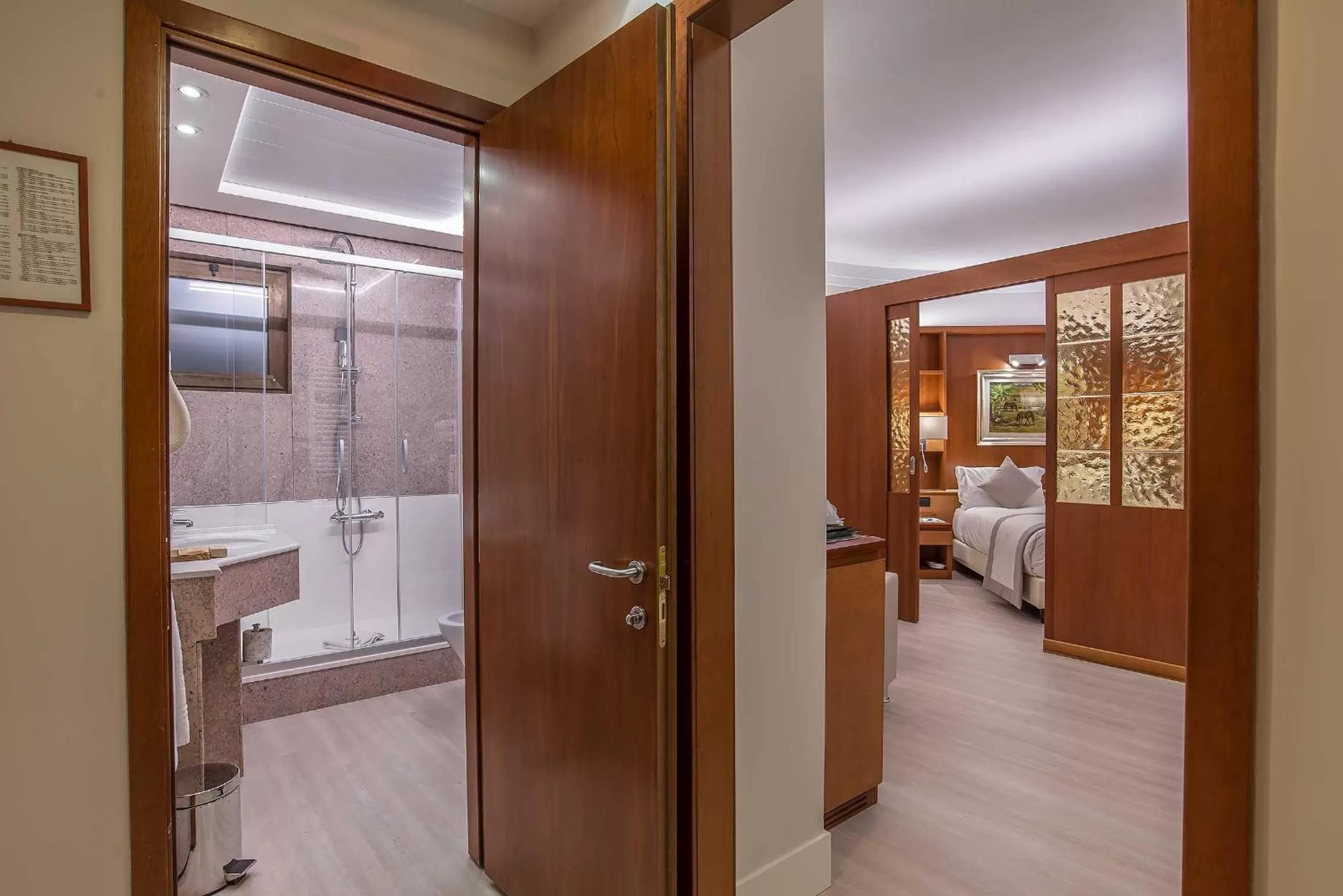 View (from property/room), Bed in Hotel La Giocca