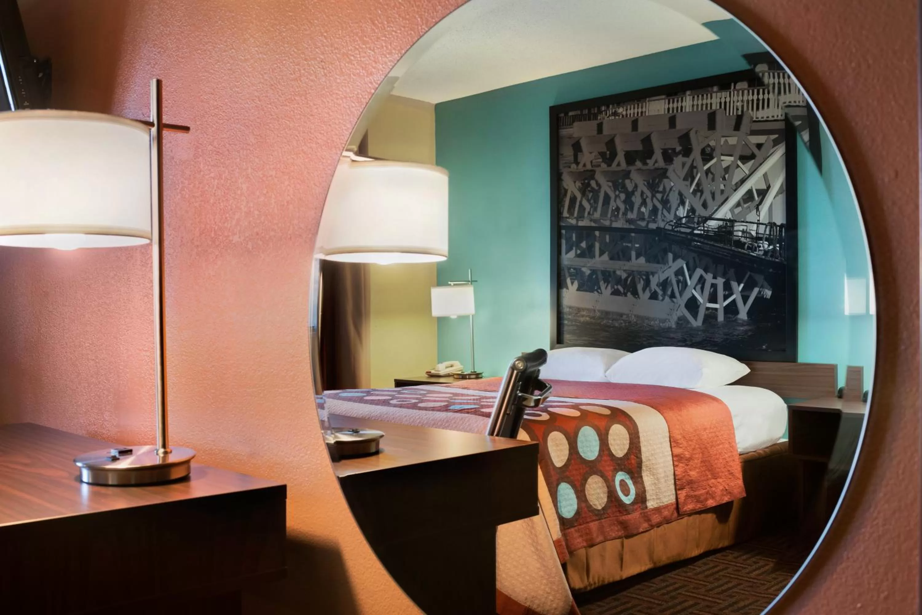 Bed in Super 8 by Wyndham Peoria