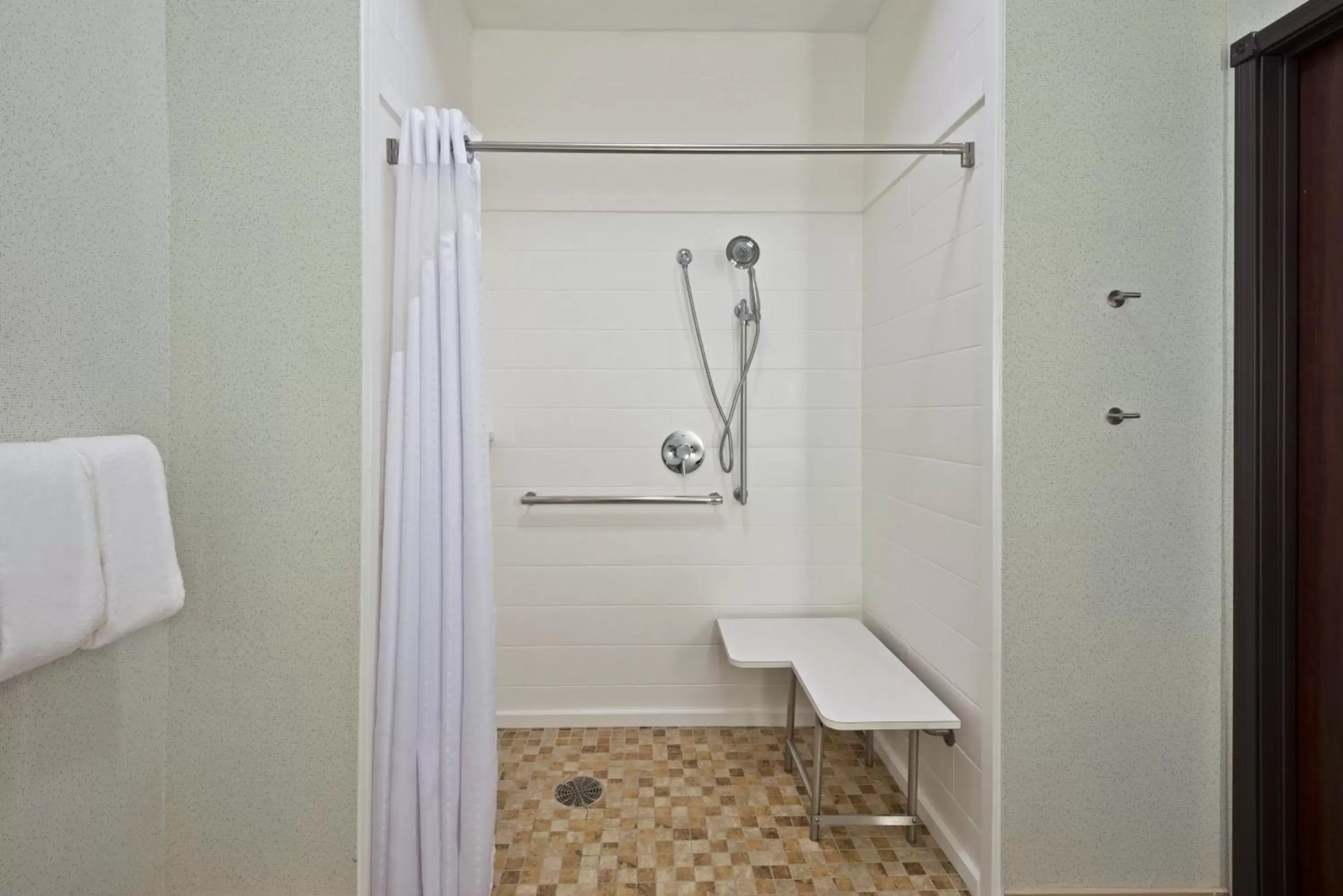 King Room - Hearing Accessible - Roll-in Shower in Holiday Inn Express & Suites Uniontown, an IHG Hotel King Room - Hearing Accessible - Roll-in Shower in Holiday Inn Express & Suites Uniontown, an IHG Hotel
