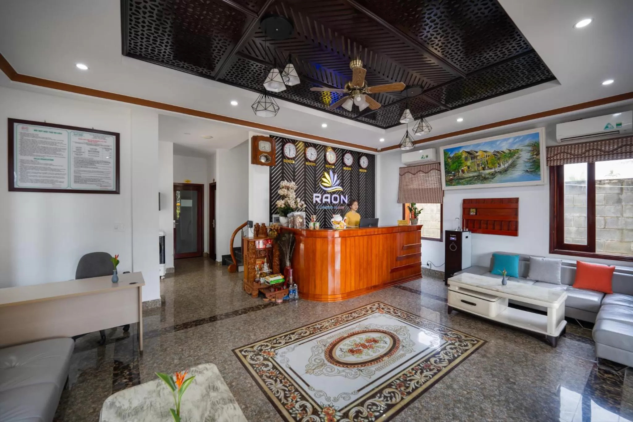 Communal lounge/ TV room, Lobby/Reception in RAON Hoi An - STAY 24H