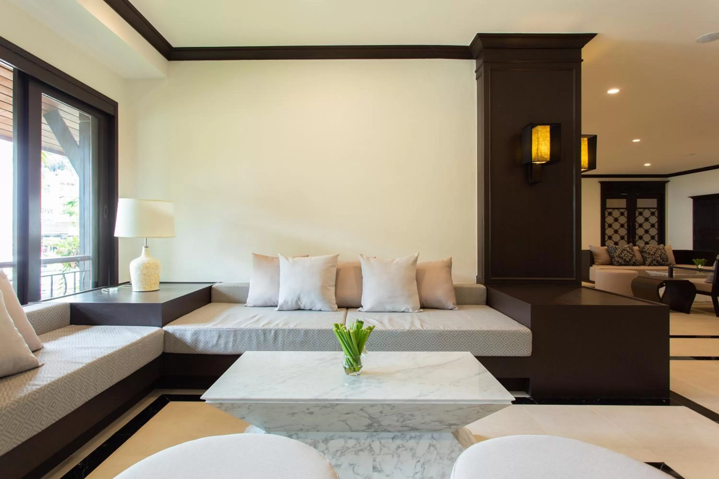 Living room, Bed in Krabi Heritage Hotel