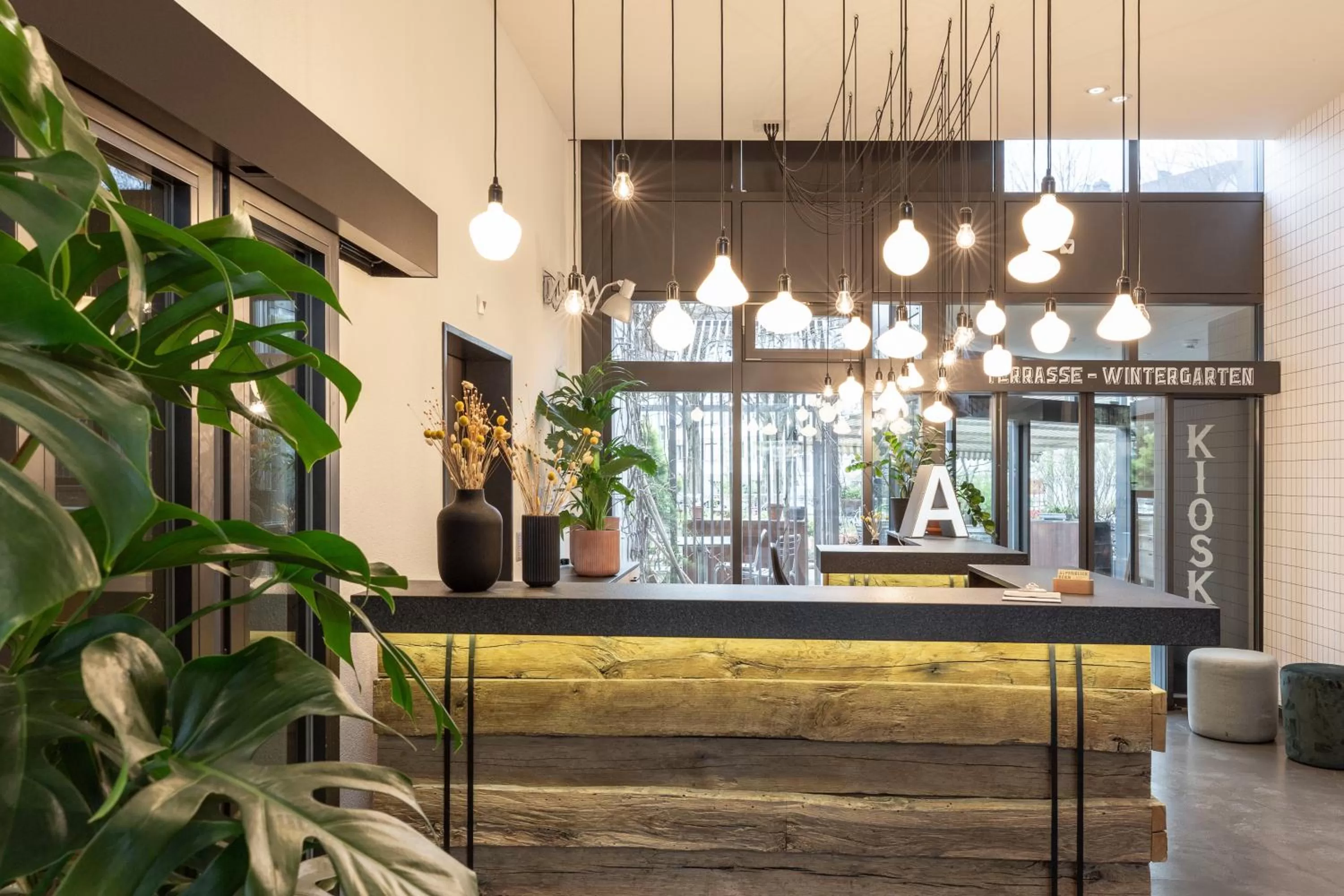 Lobby or reception in Alpenblick Bern - kind of a hotel