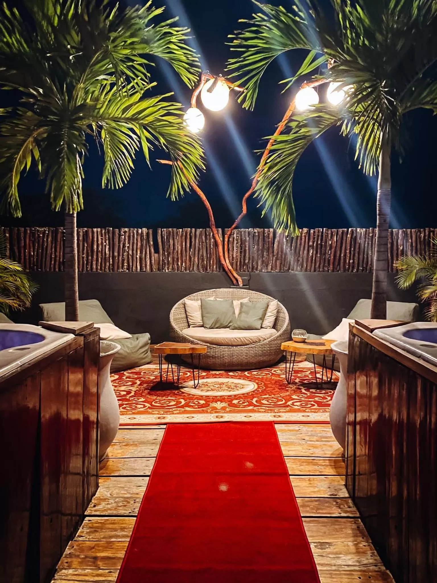 Night in Grand Balam Plaza