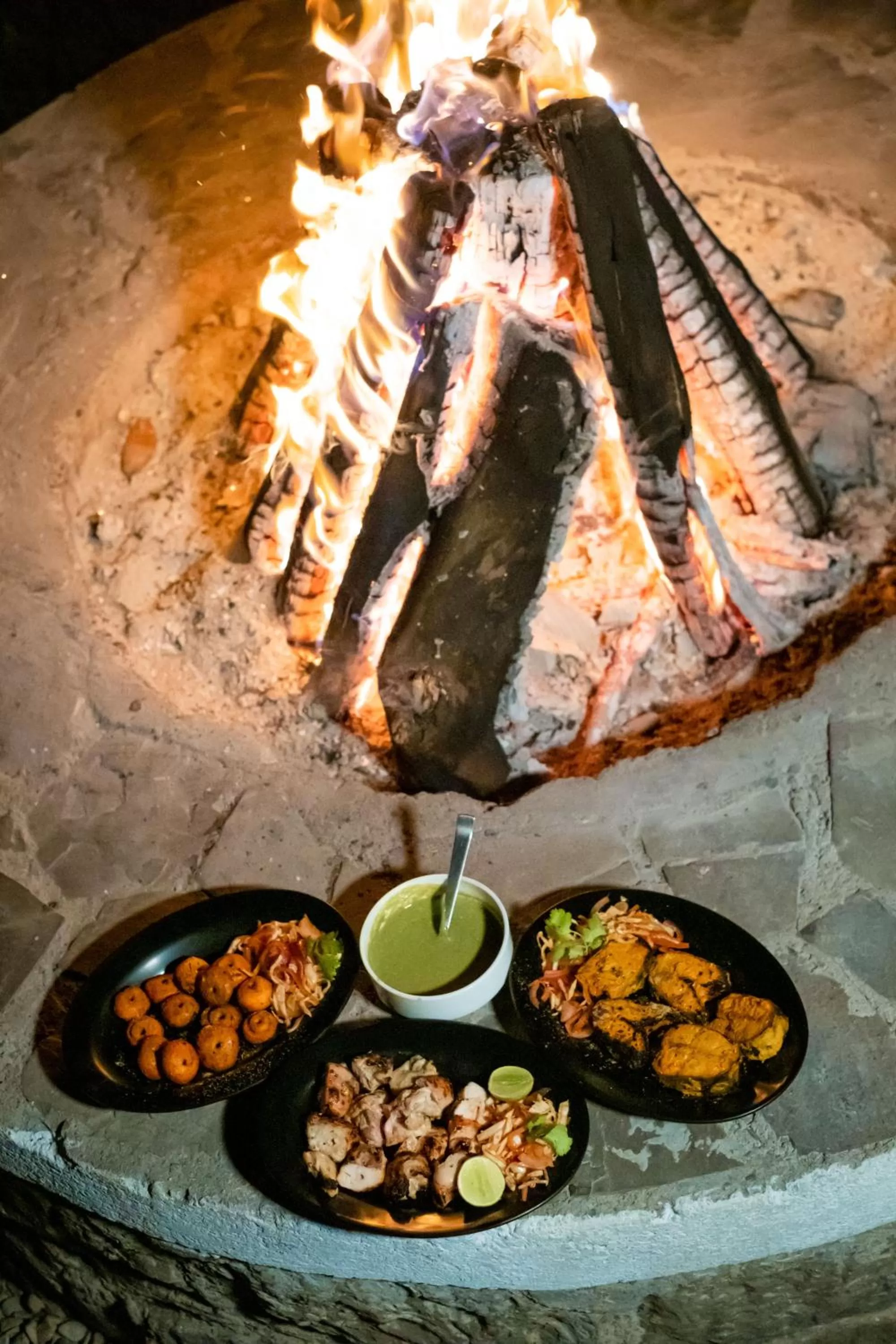 Food close-up in Bhikampur Lodge By Nine Hotels