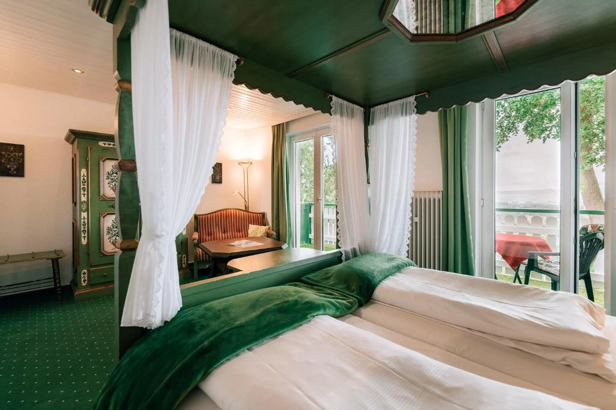 Bedroom, Bed in Hotel Hasenjäger