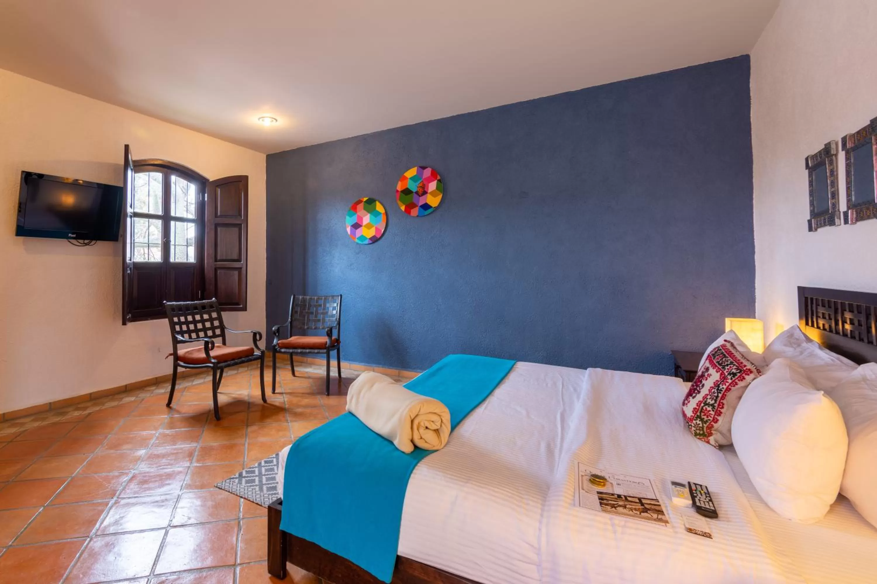 Photo of the whole room, Bed in Hotel Hacienda San Cristóbal