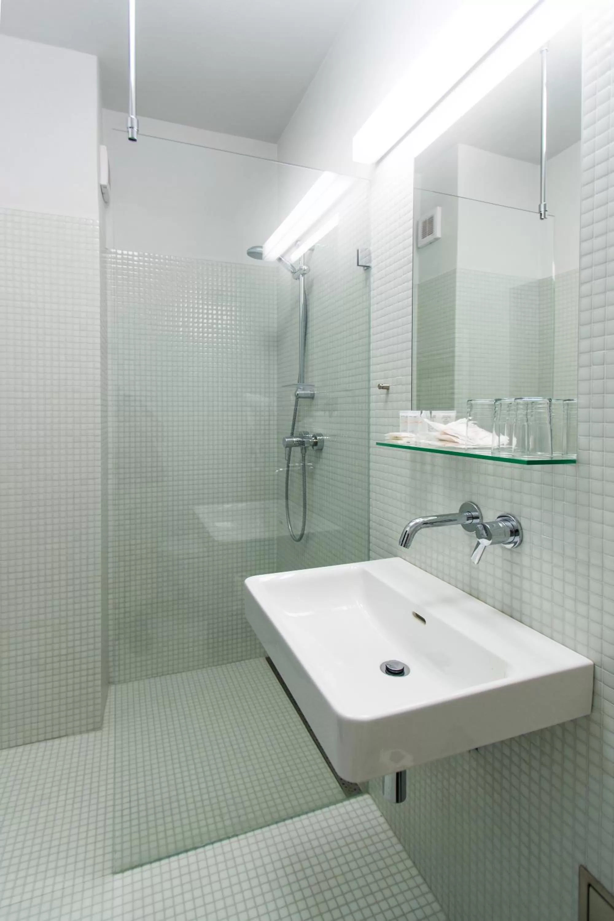 Bathroom in Hotel Atom Třebíč