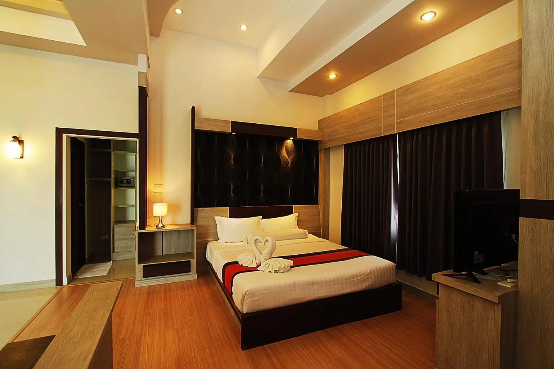 Bed in The Contrast i Hotel