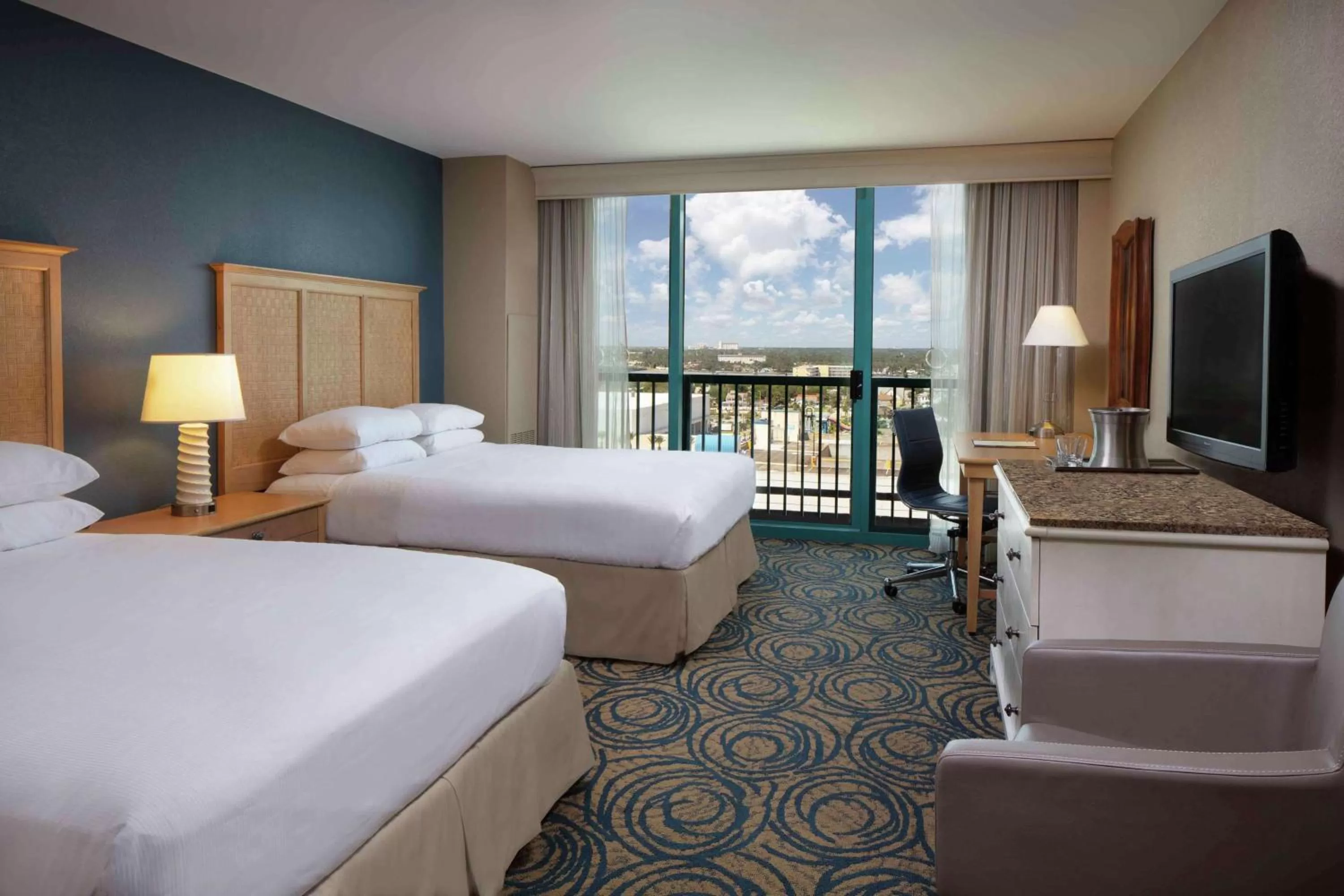 Bedroom, Bed in Hilton Daytona Beach Resort