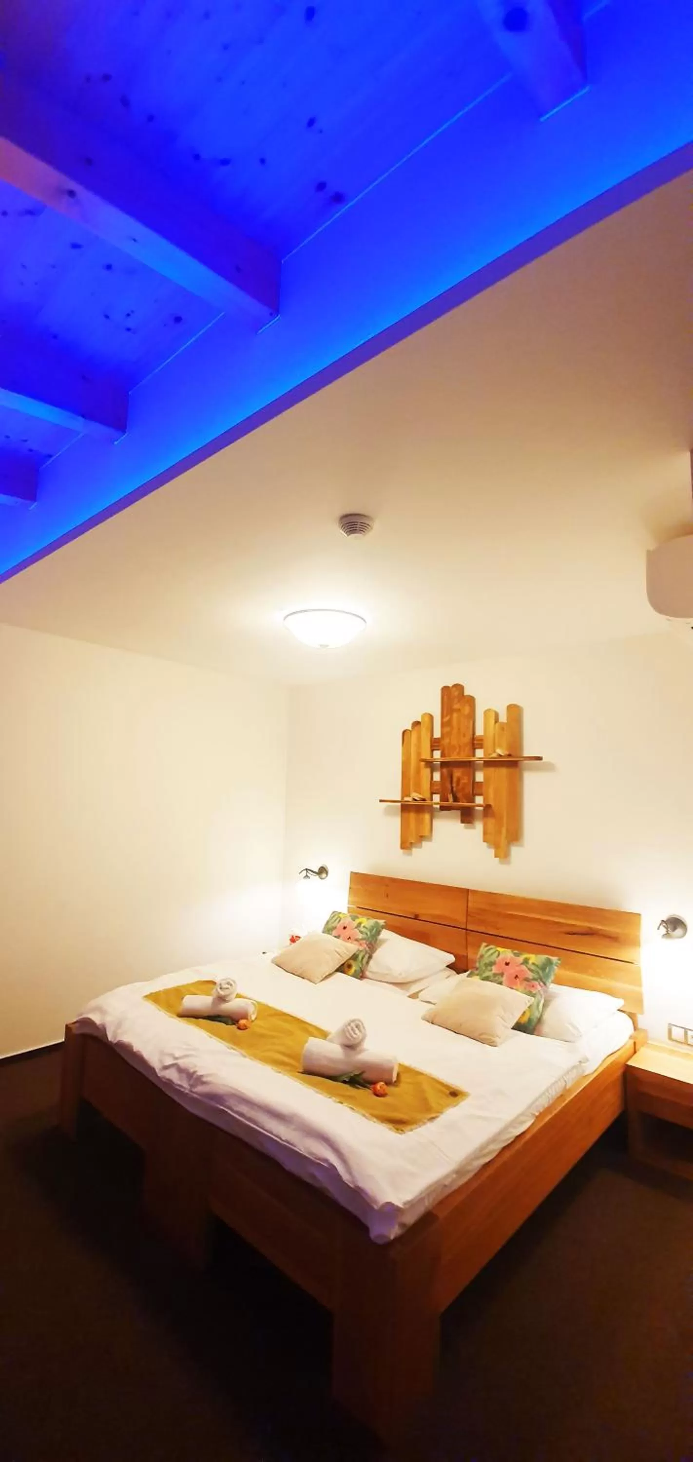 Bed in Hotel Farma Vysoká