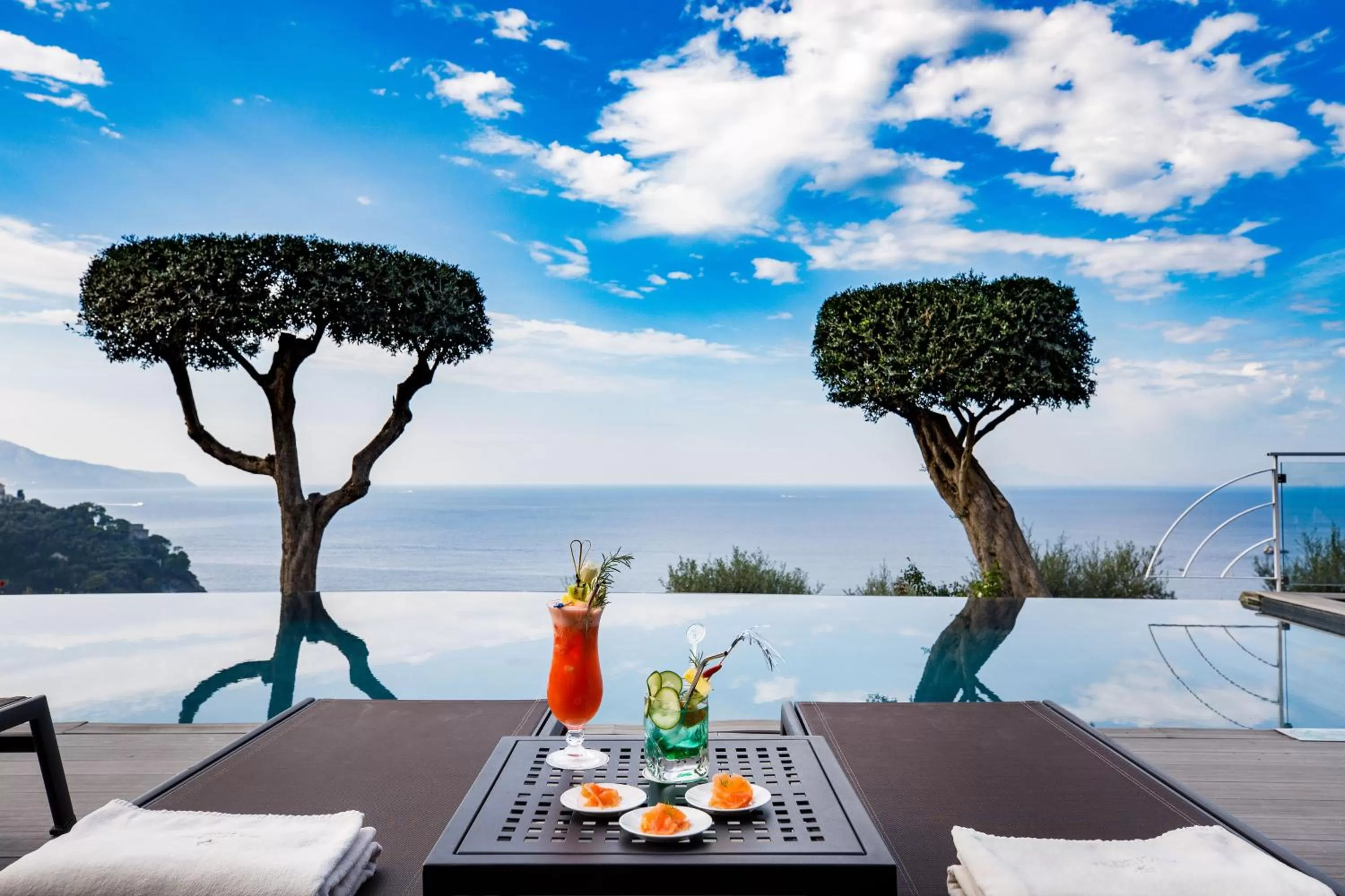 Food and drinks in Villa Fiorella Art Hotel