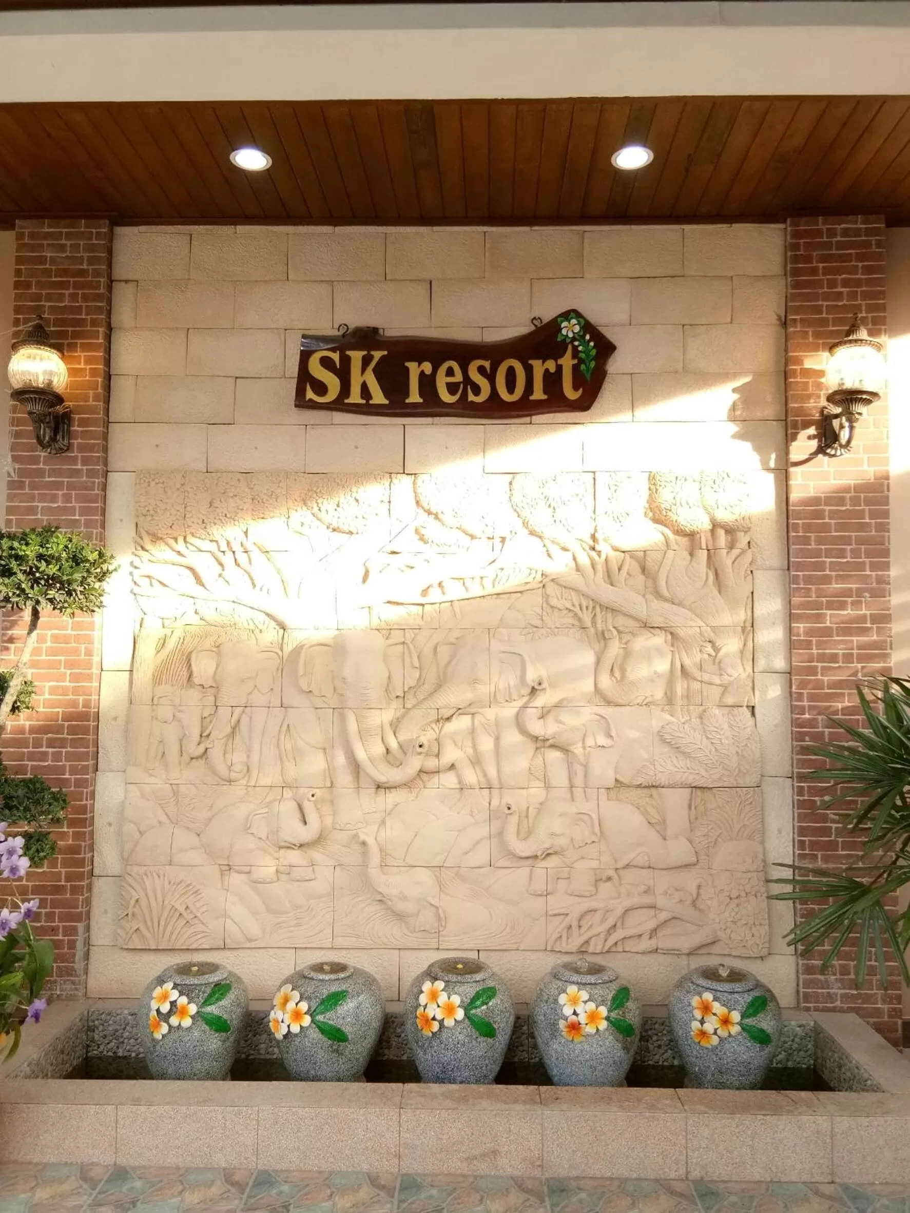 Patio in SK Resort Pattaya