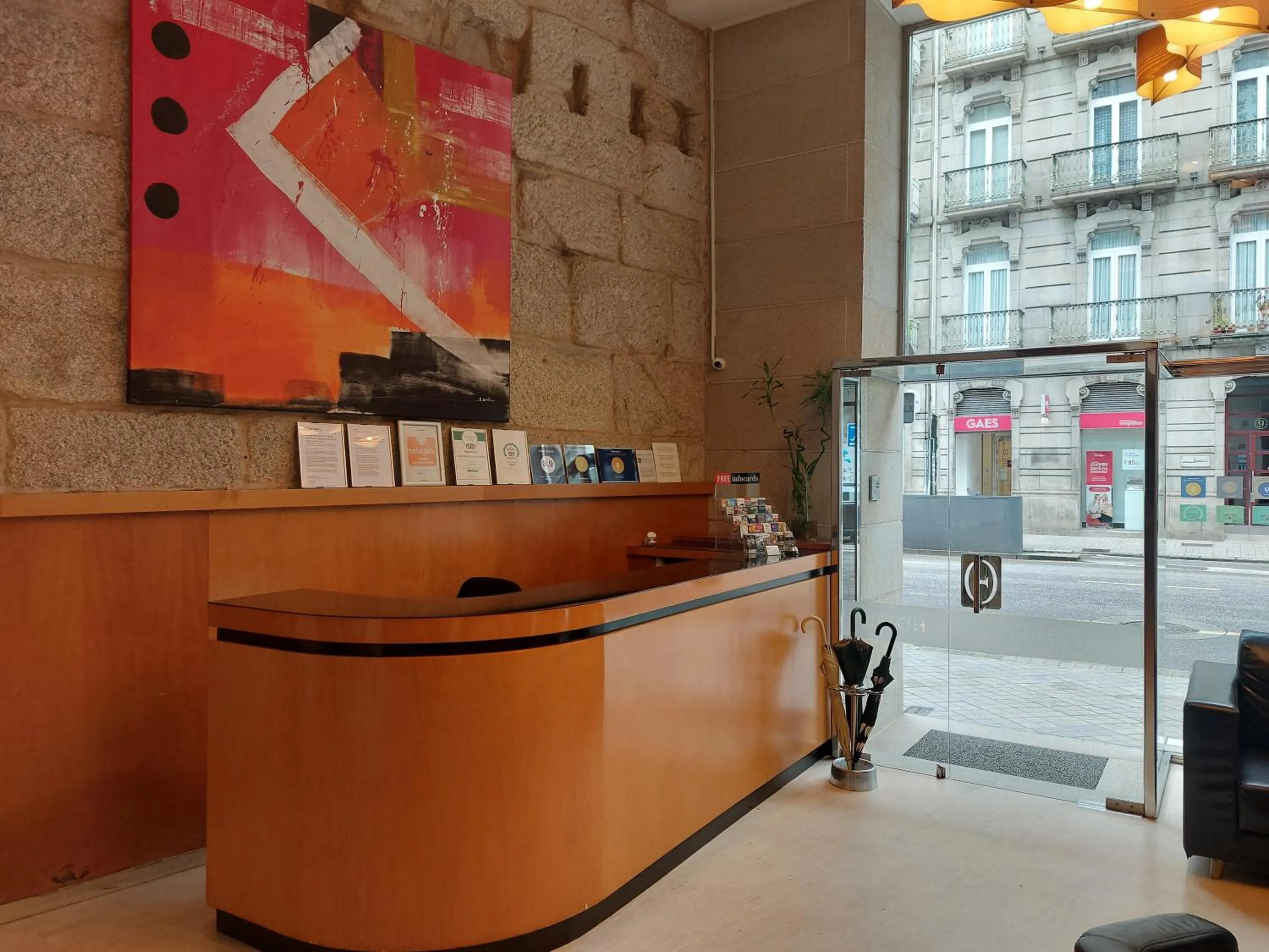 Lobby or reception in U Hotel Ogalia Vigo