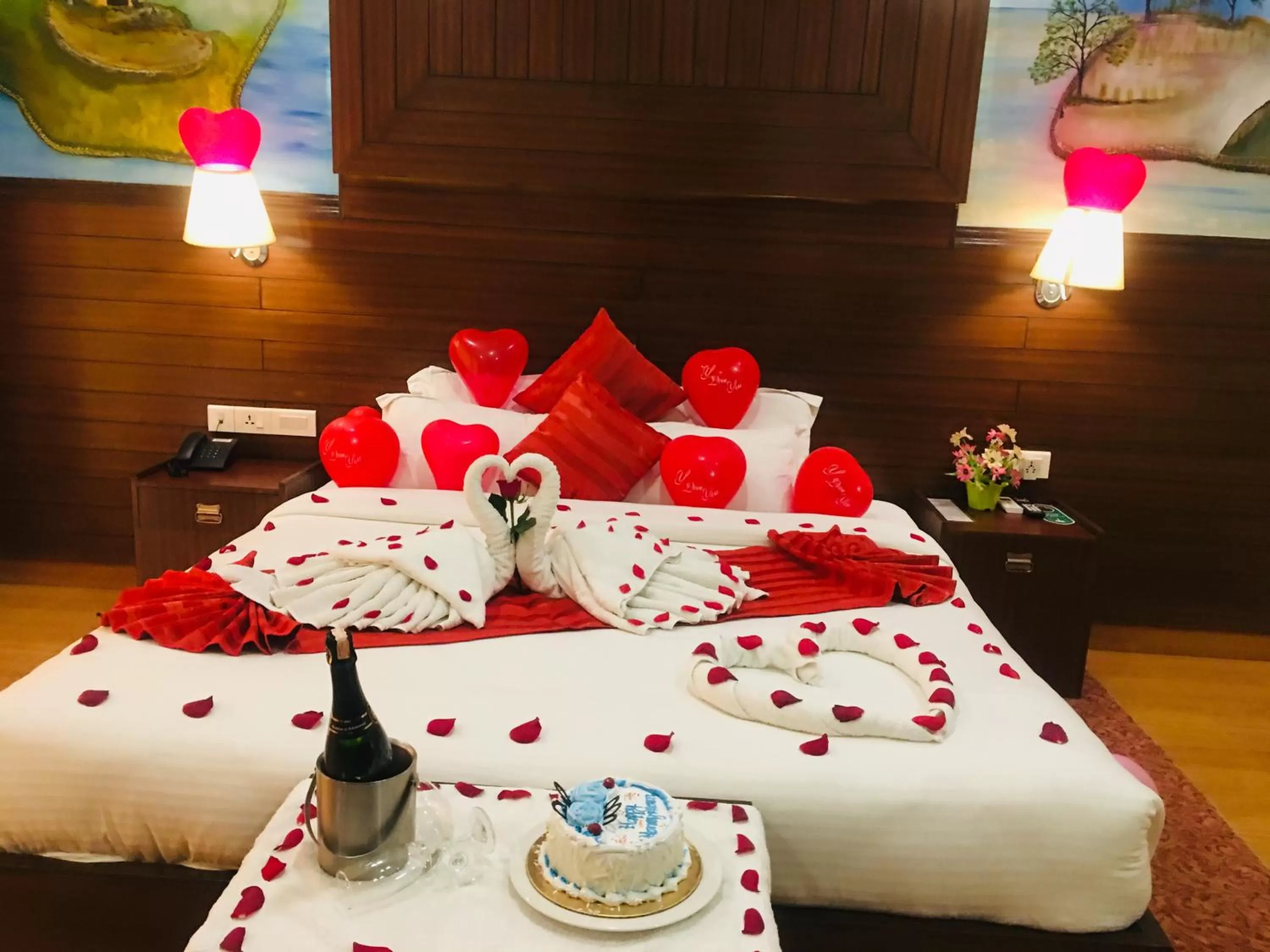 Bedroom, Bed in Hotel Iceland