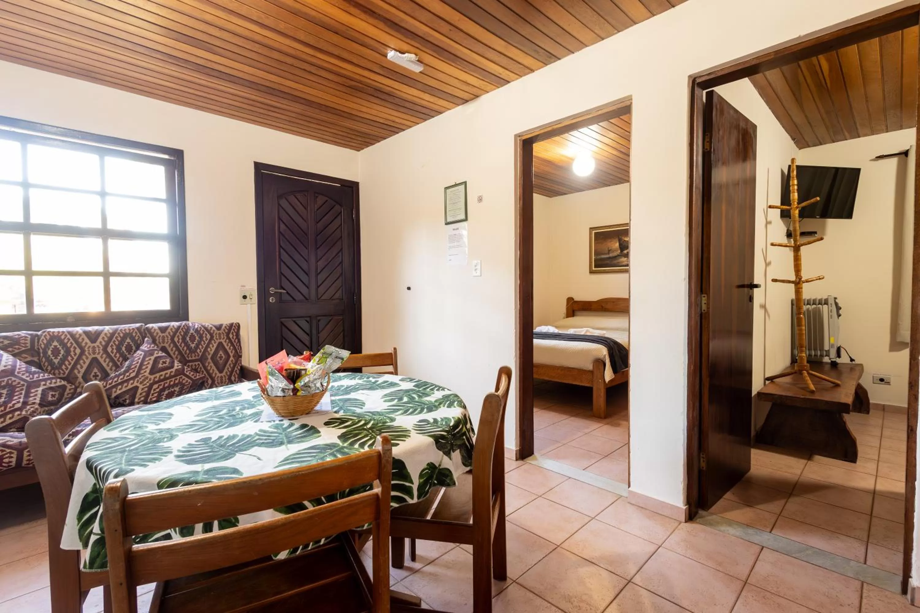 Bed in Pousada 3 Pinheiros