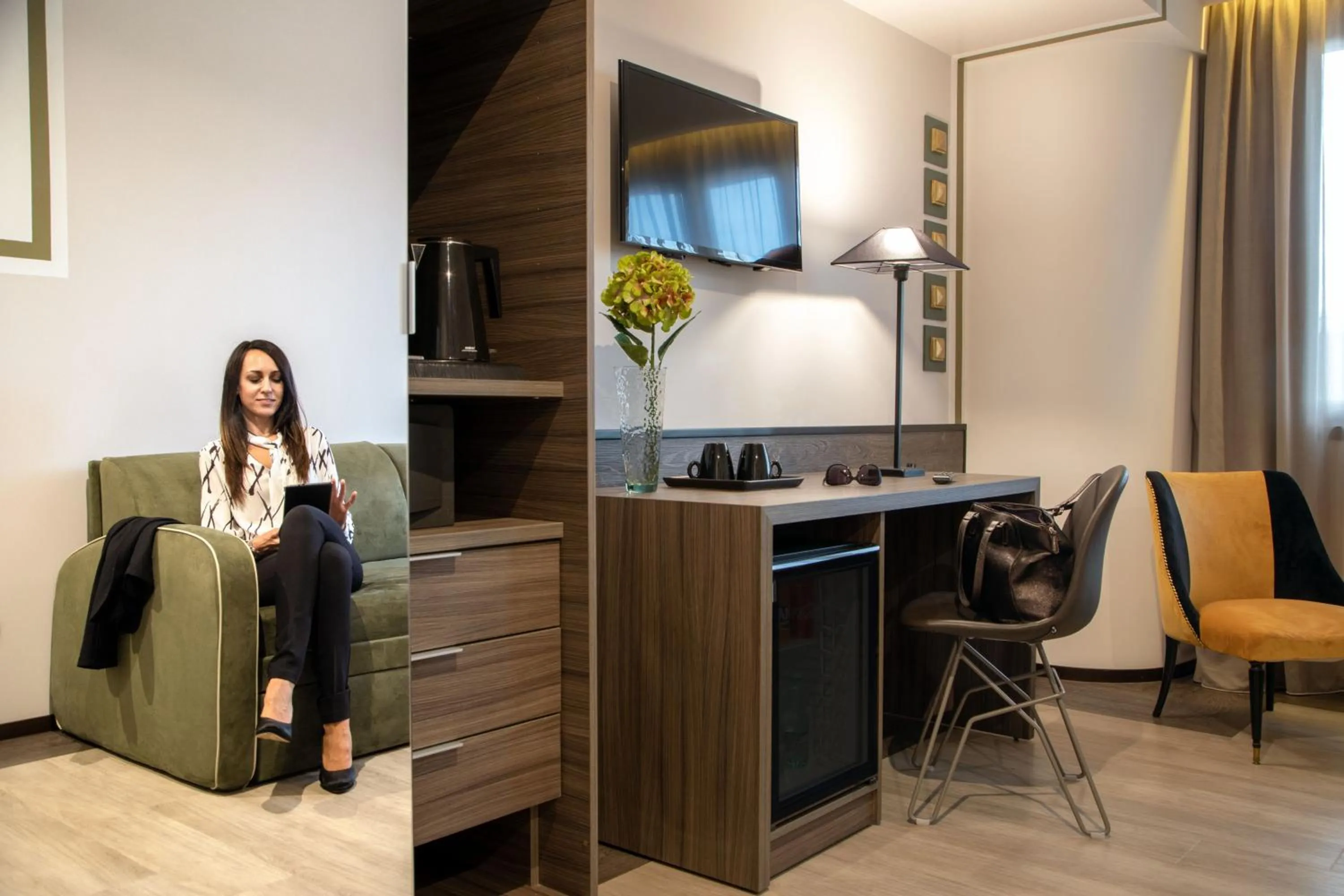 Seating area in Hotel Domidea