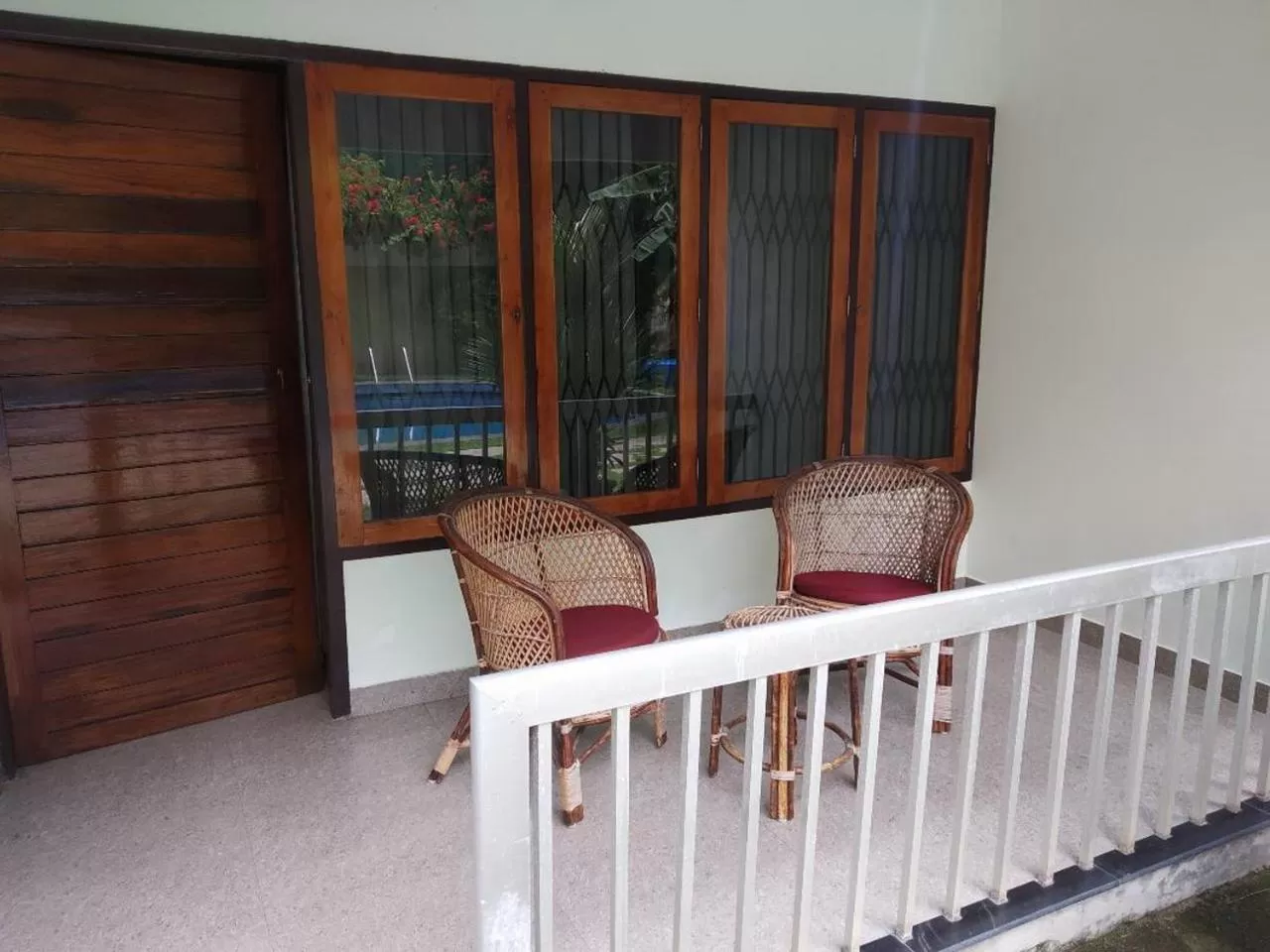 Balcony/Terrace in Hotel Thushara