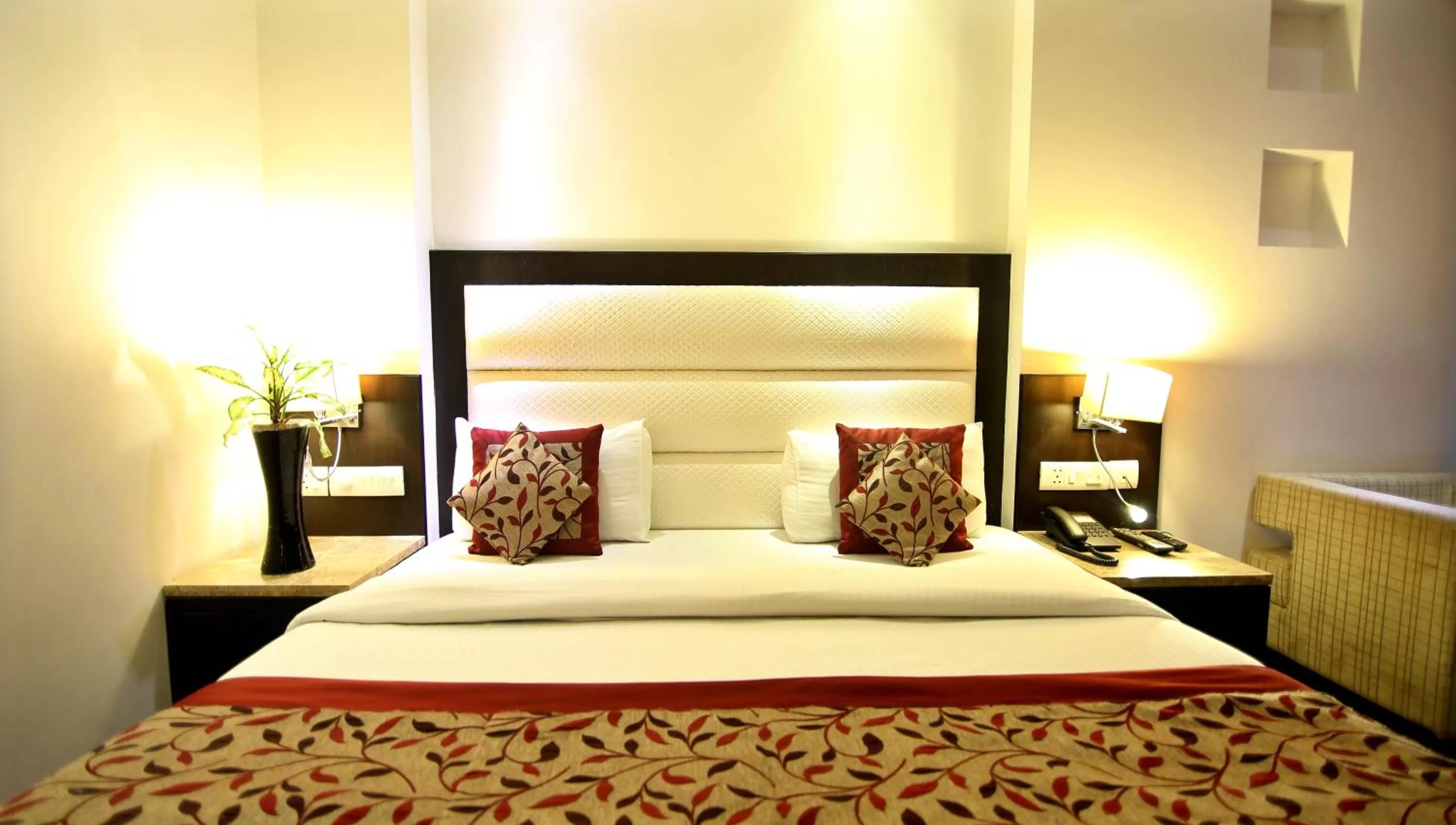 Bed in Hotel The Prime Balaji Deluxe, City Centre, With Free Airport Pickup