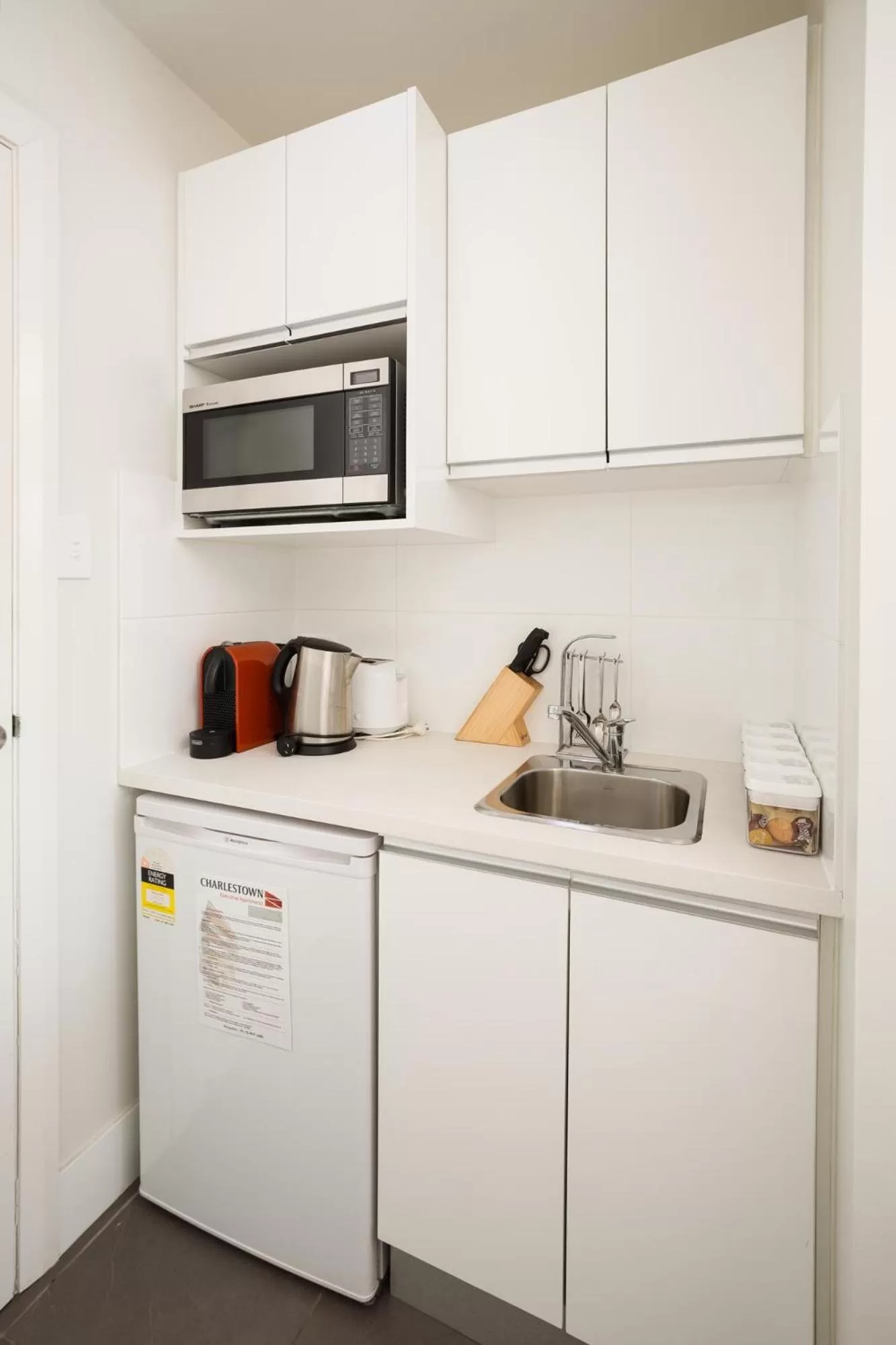 Kitchen or kitchenette in Charlestown Executive Apartments