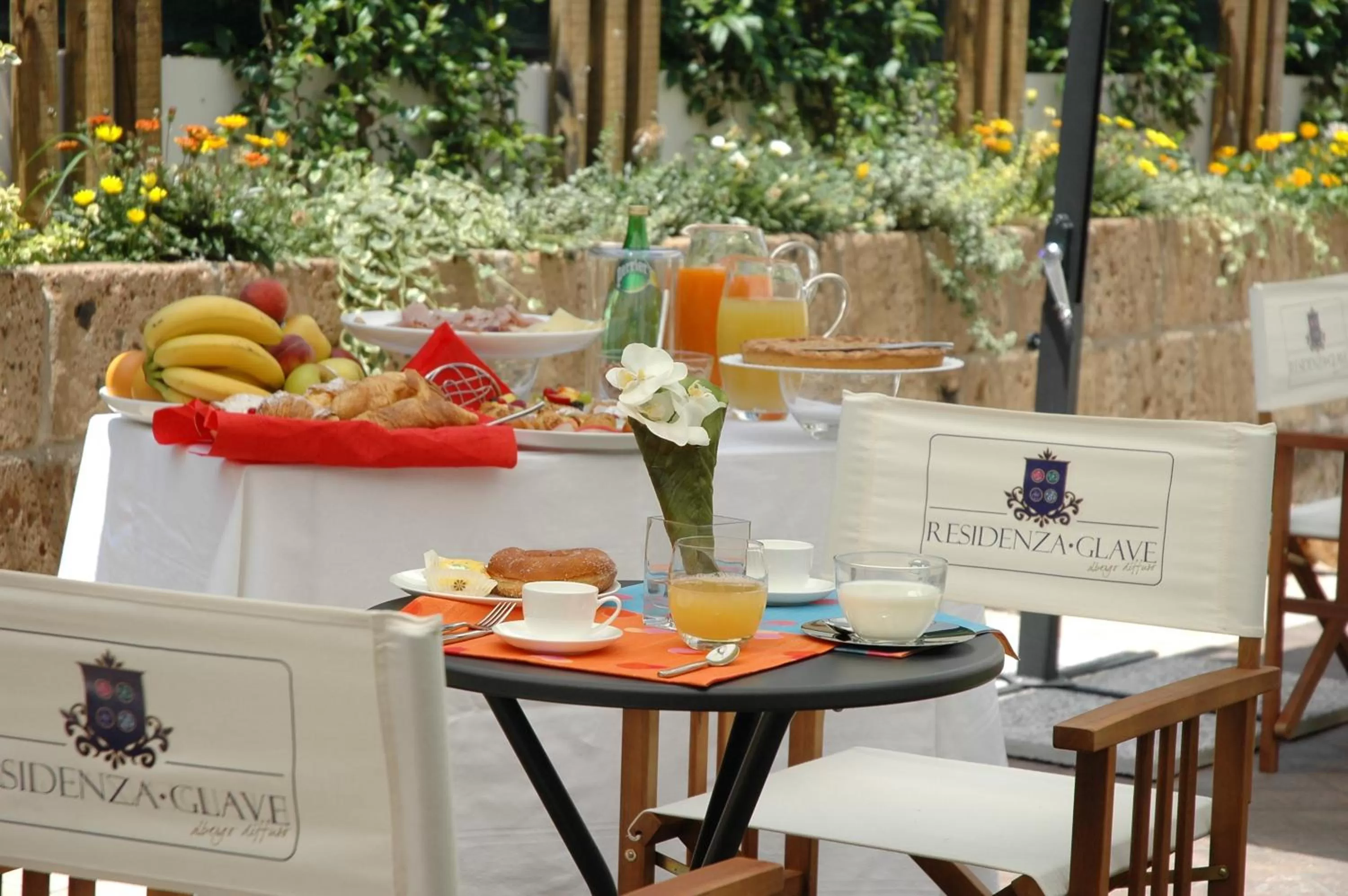 Decorative detail in Residenza Glave