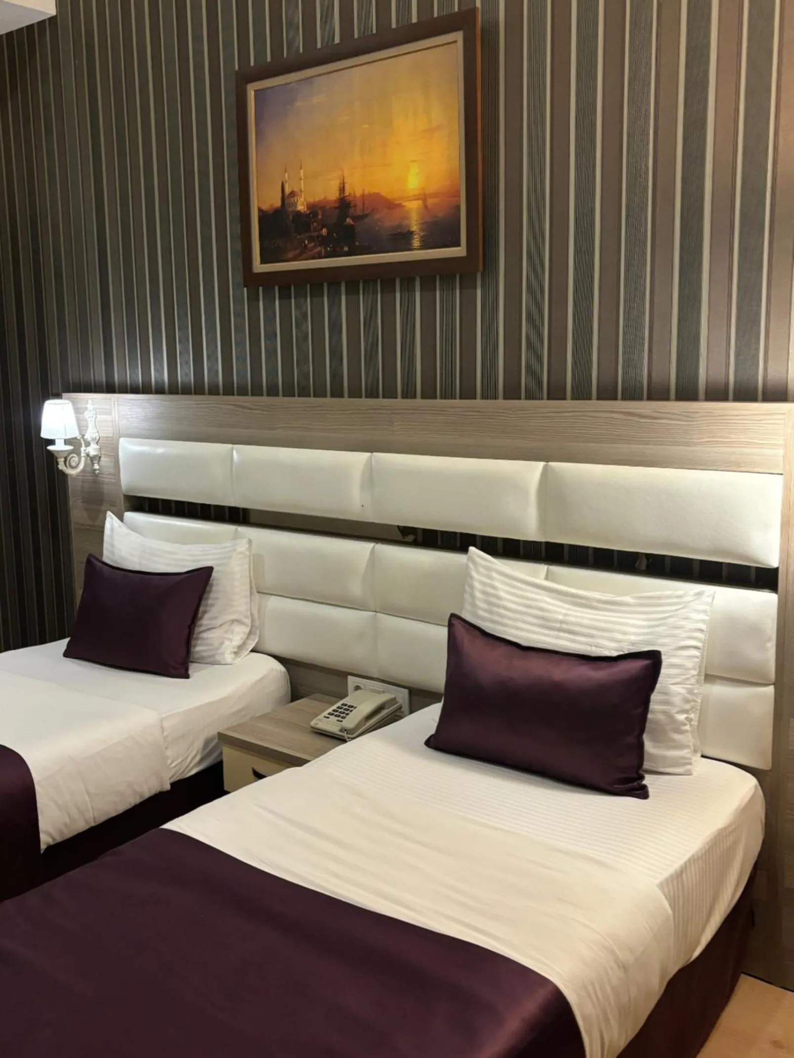 Bed in Nil Hotel İstanbul City Center