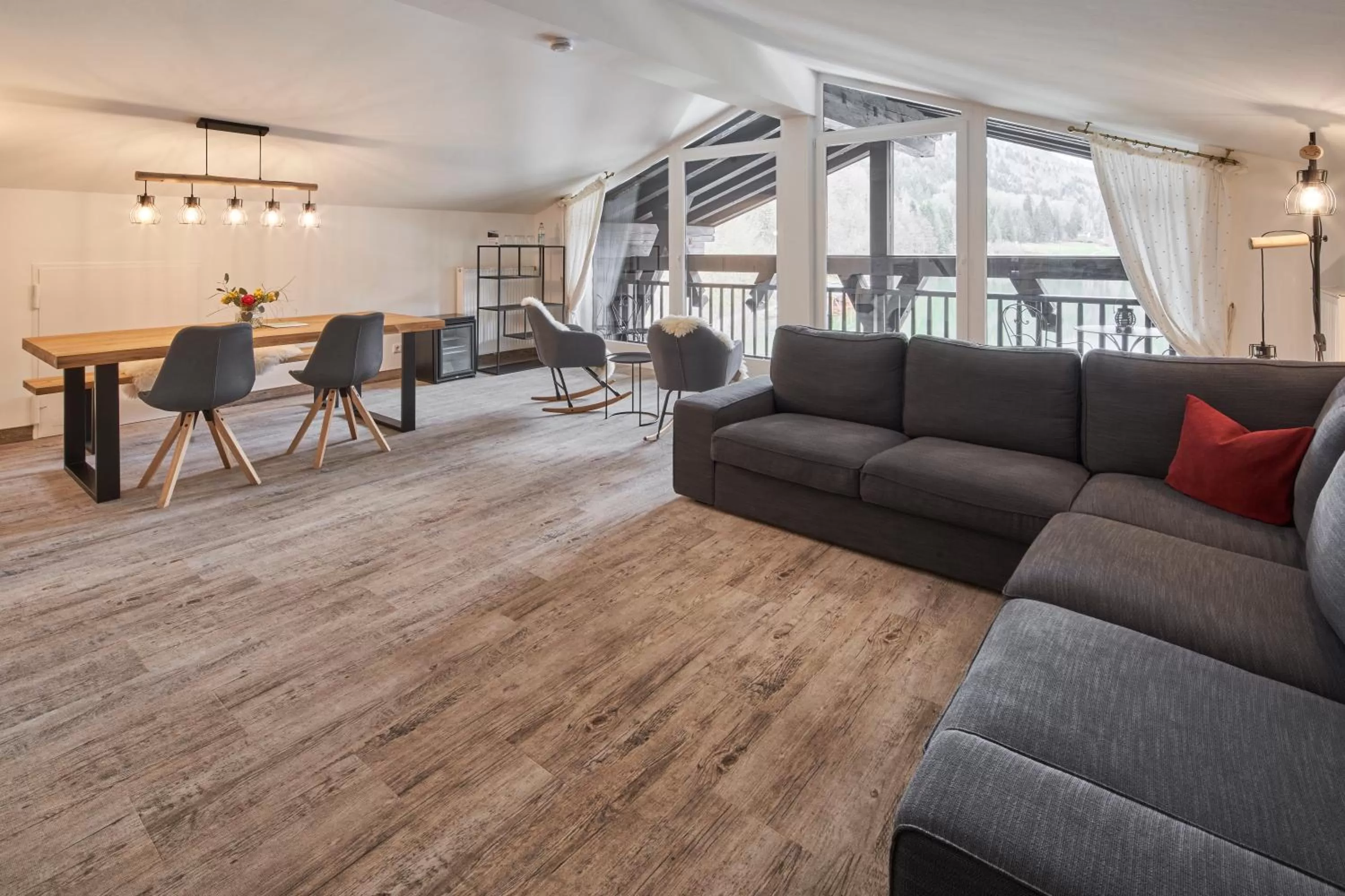 Living room in Seehaus Riessersee