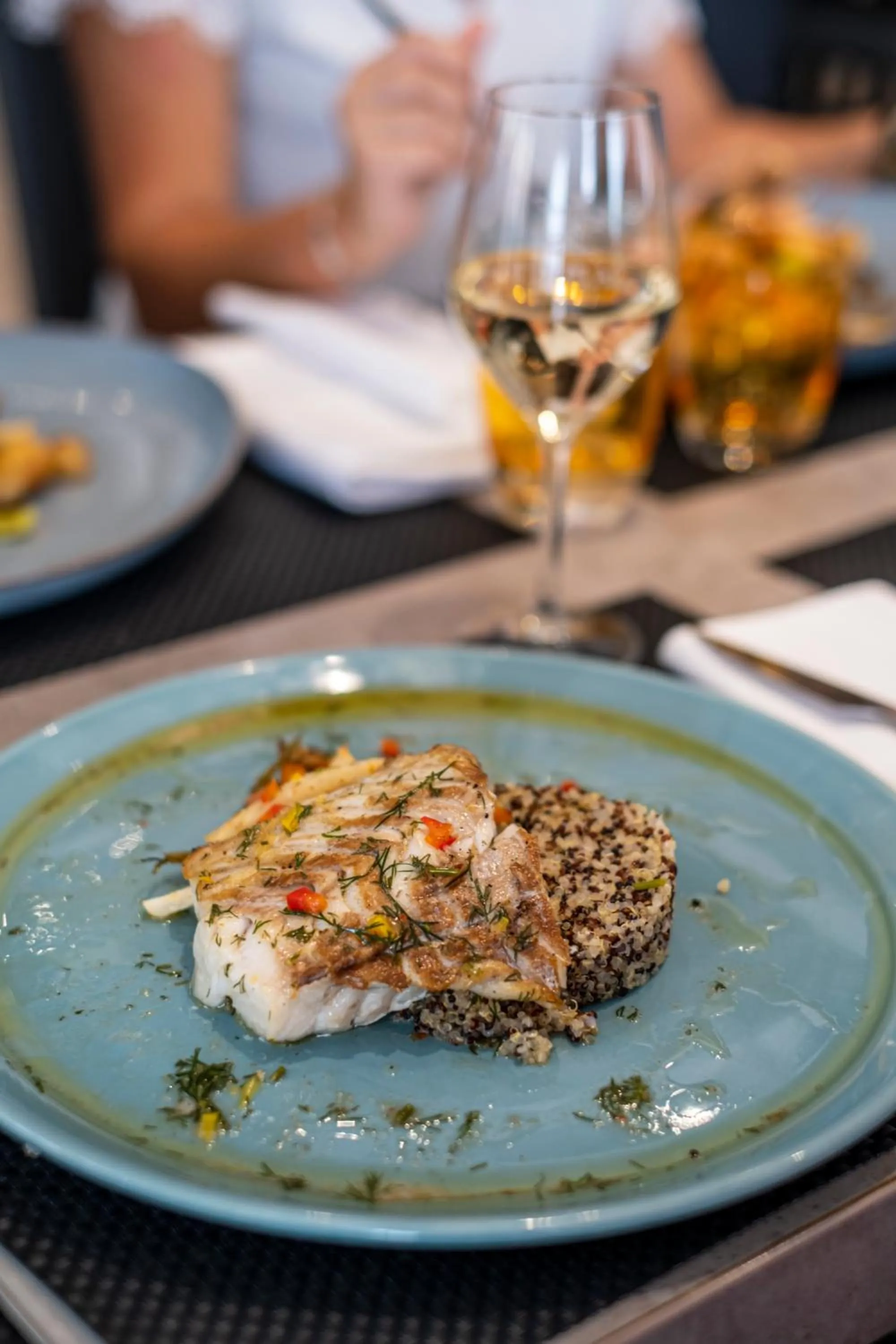 Food and drinks in Logis Hôtel Restaurant La Citadelle