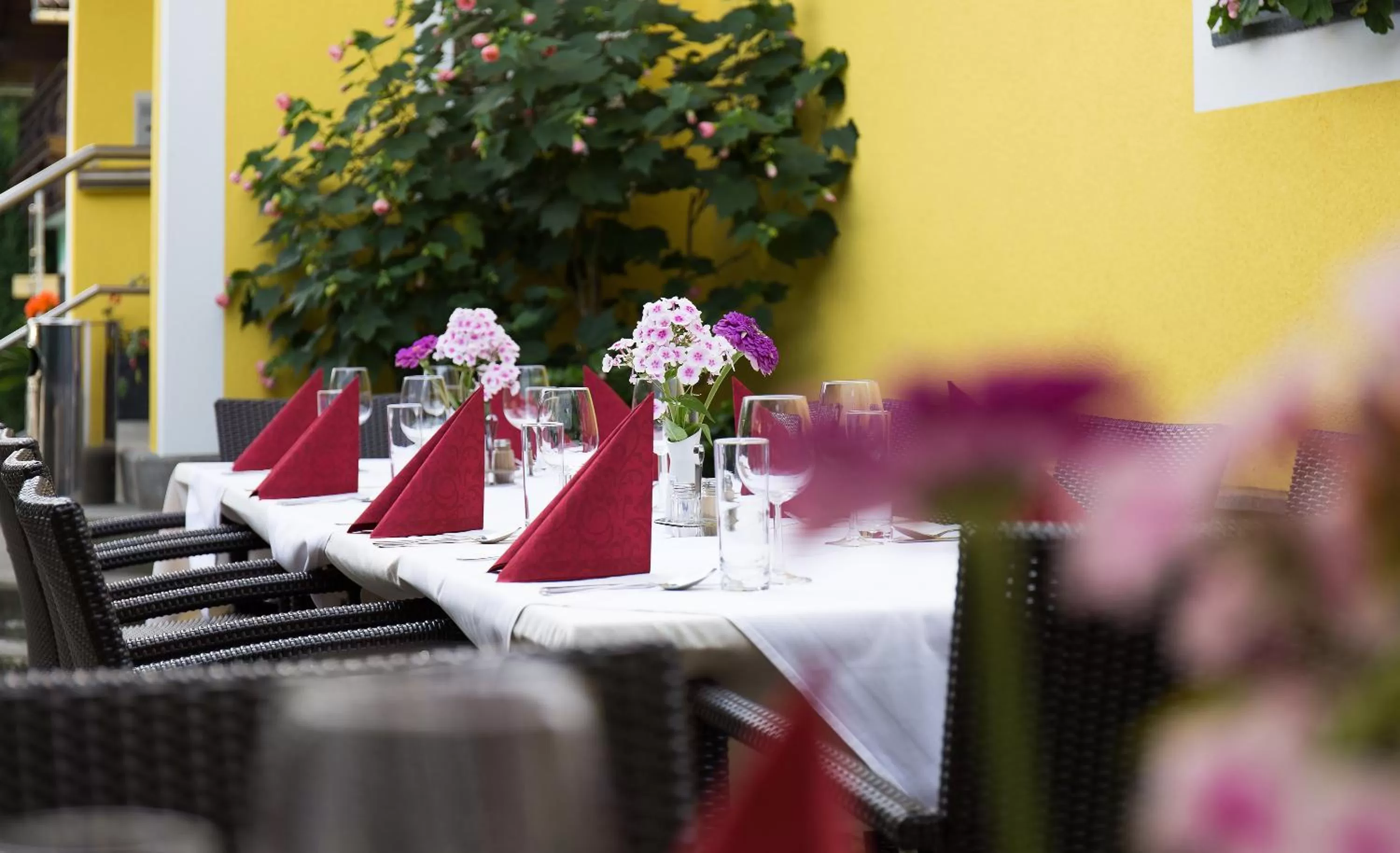 Patio in Gasthof "zur Bahn"