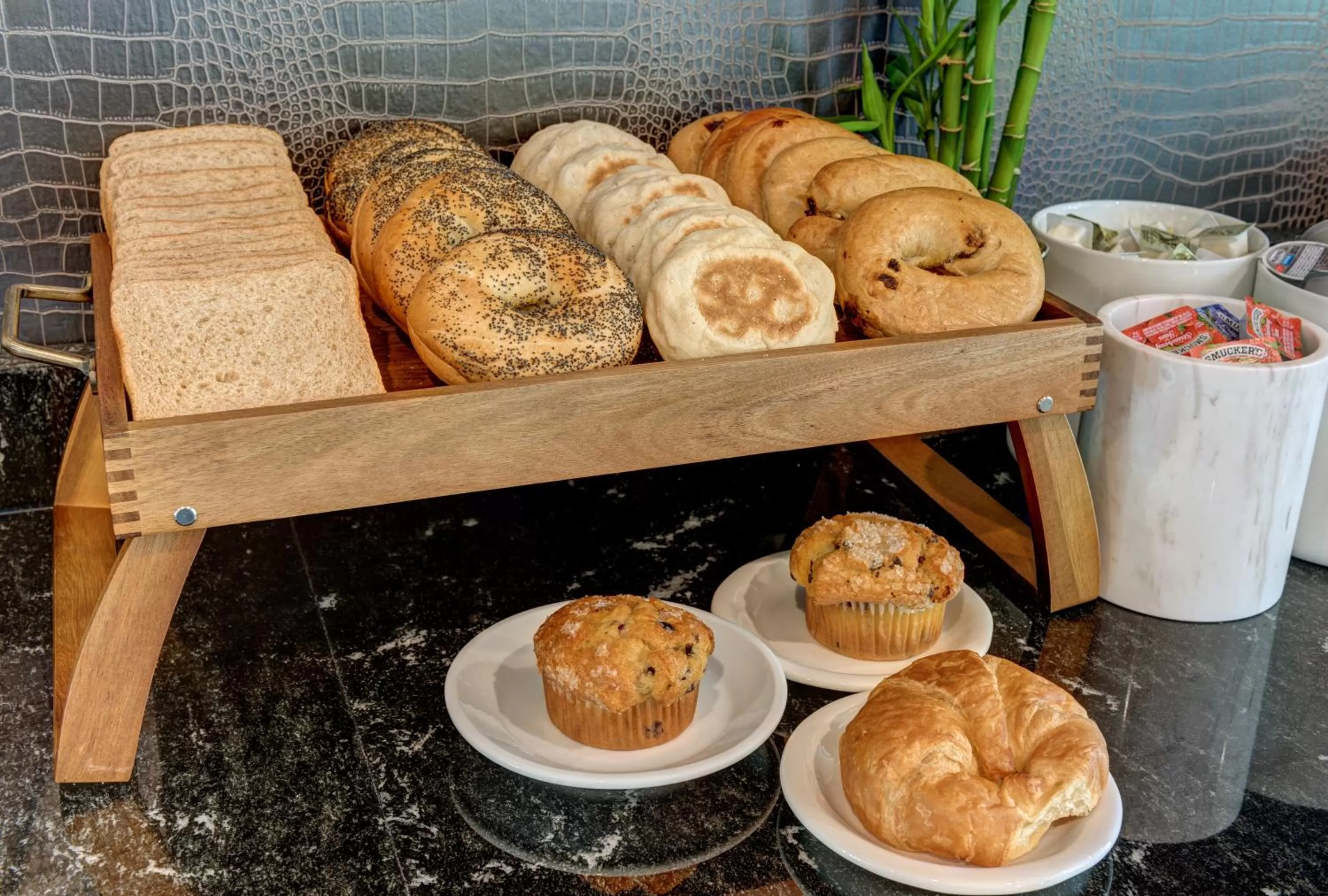 Continental breakfast in Garrison Hotel & Suites Dover-Portsmouth, an Ascend Collection Hotel