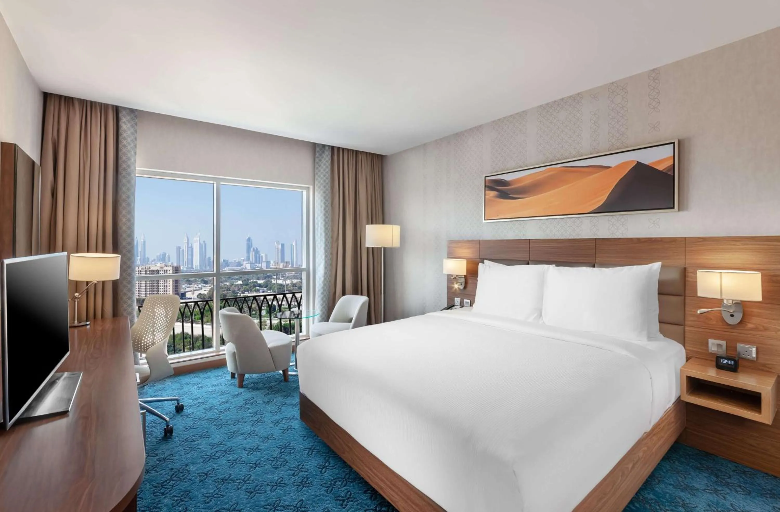 TV and multimedia, Bed in DoubleTree by Hilton Dubai Al Jadaf