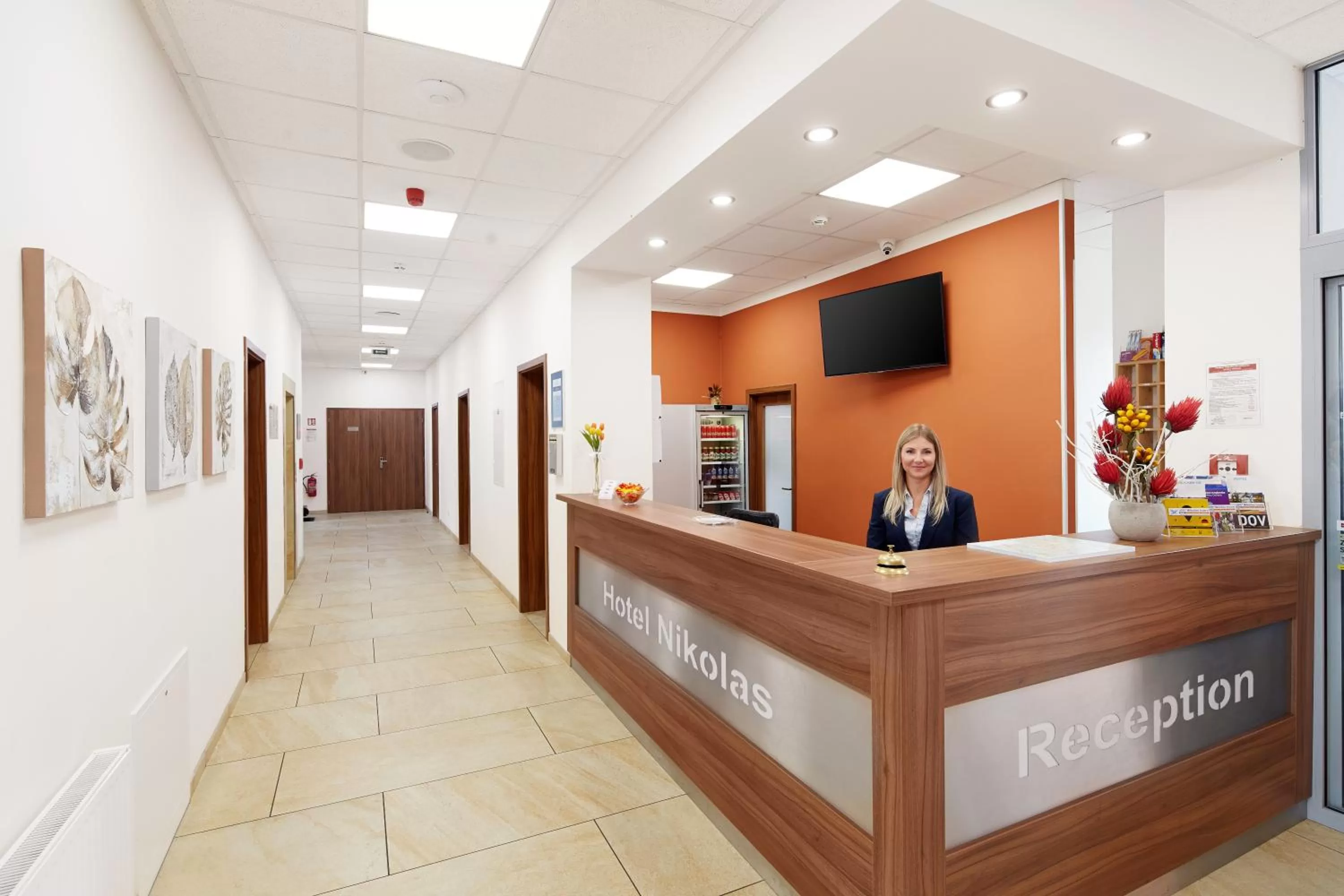 Lobby or reception in Hotel Nikolas