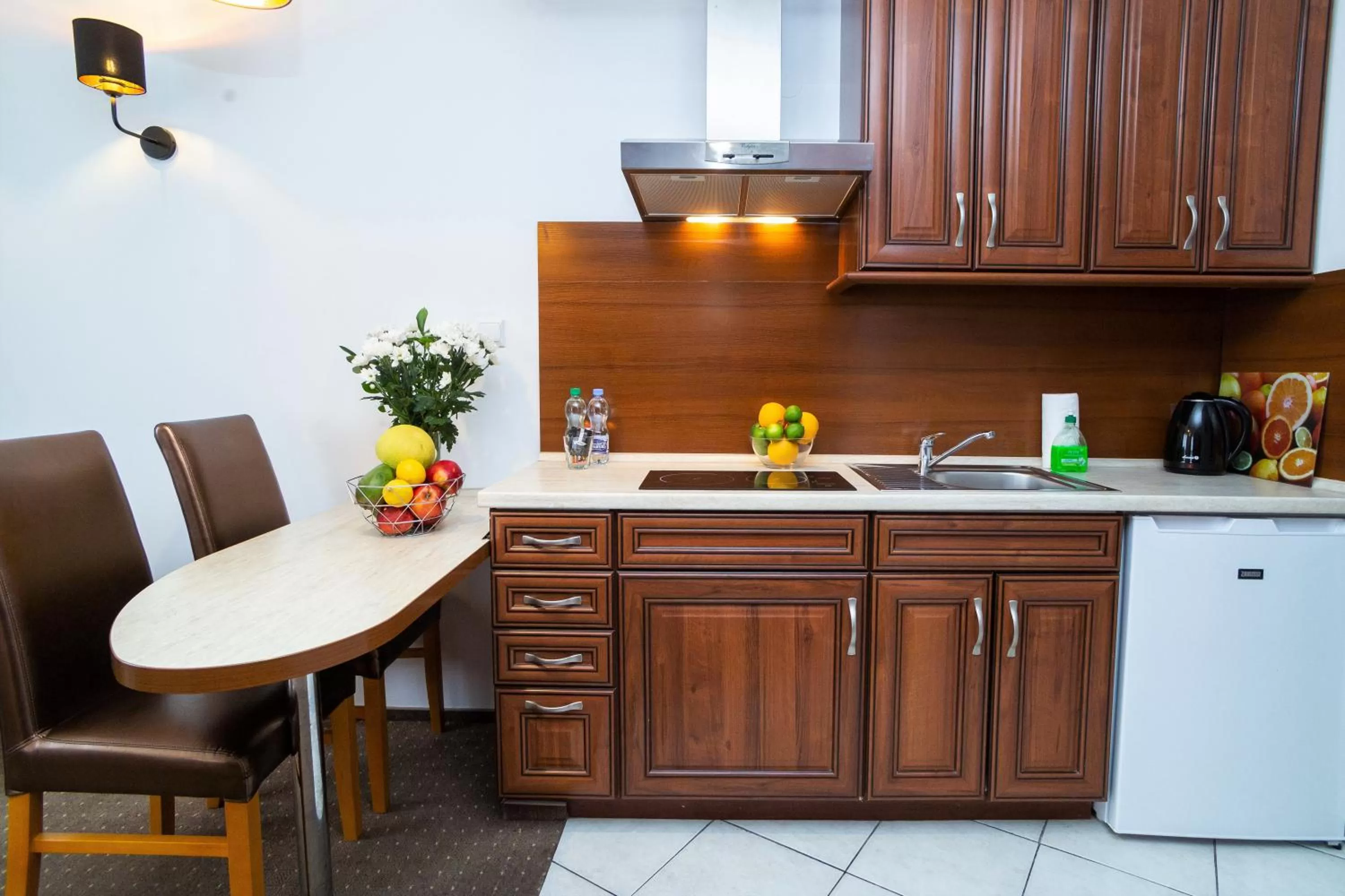 kitchen in Warsaw Apartments - Apartamenty Wilanów