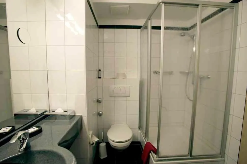 Bathroom in Garten-Hotel Ponick