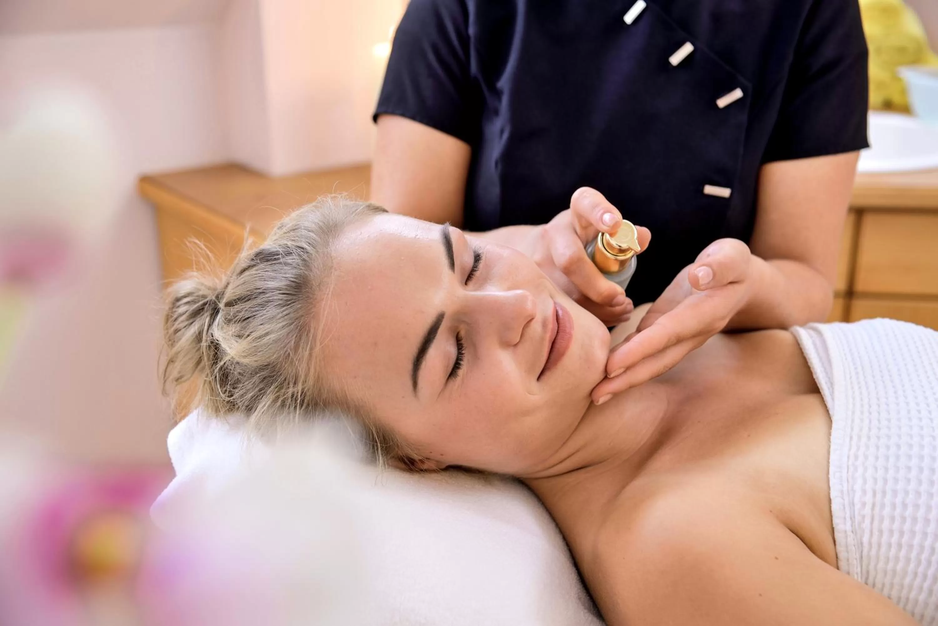 Spa and wellness centre/facilities in Hotel Vitalquelle Montafon