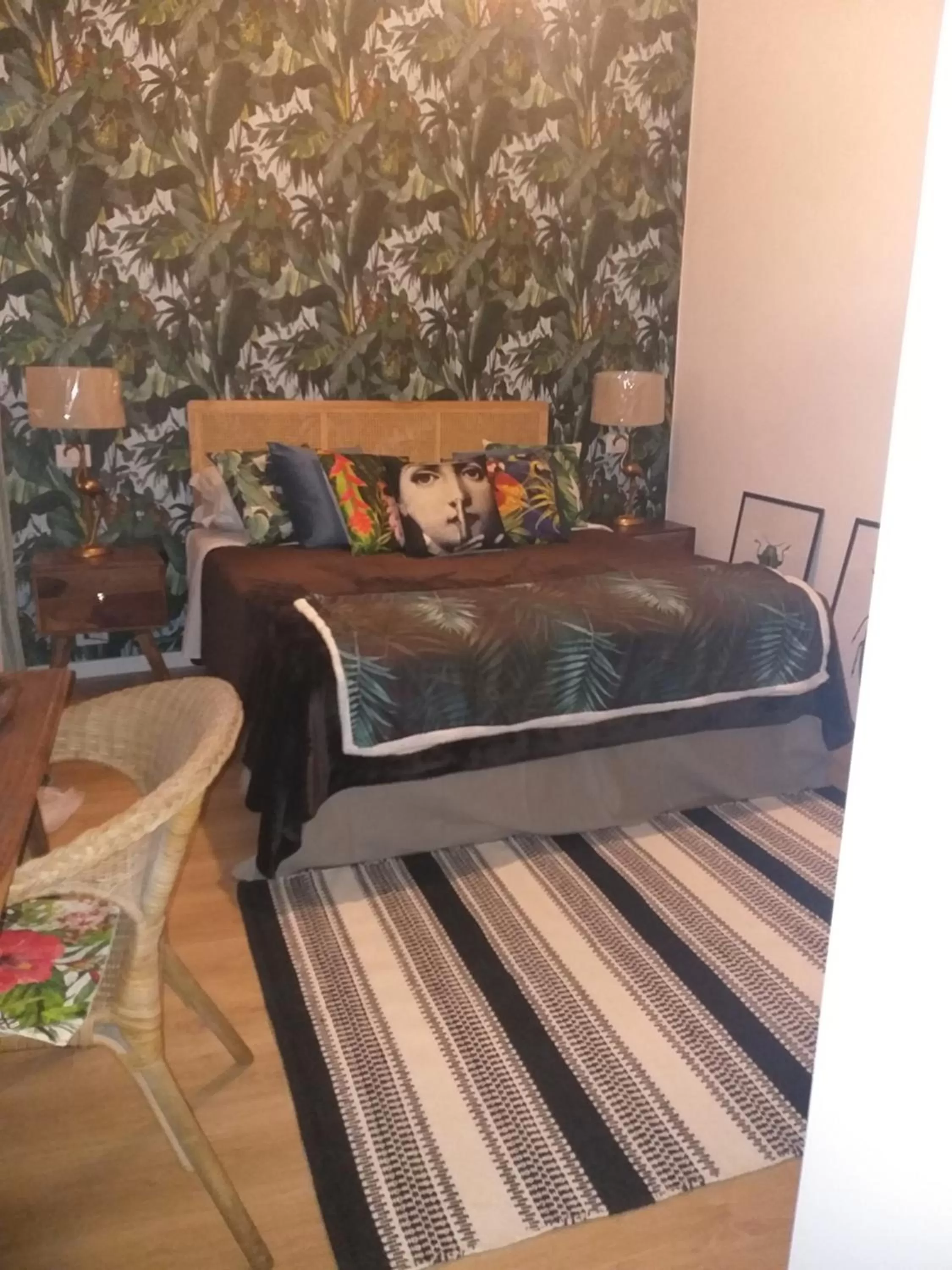 Bedroom, Bed in B&B Ventisei Scalini A Trastevere