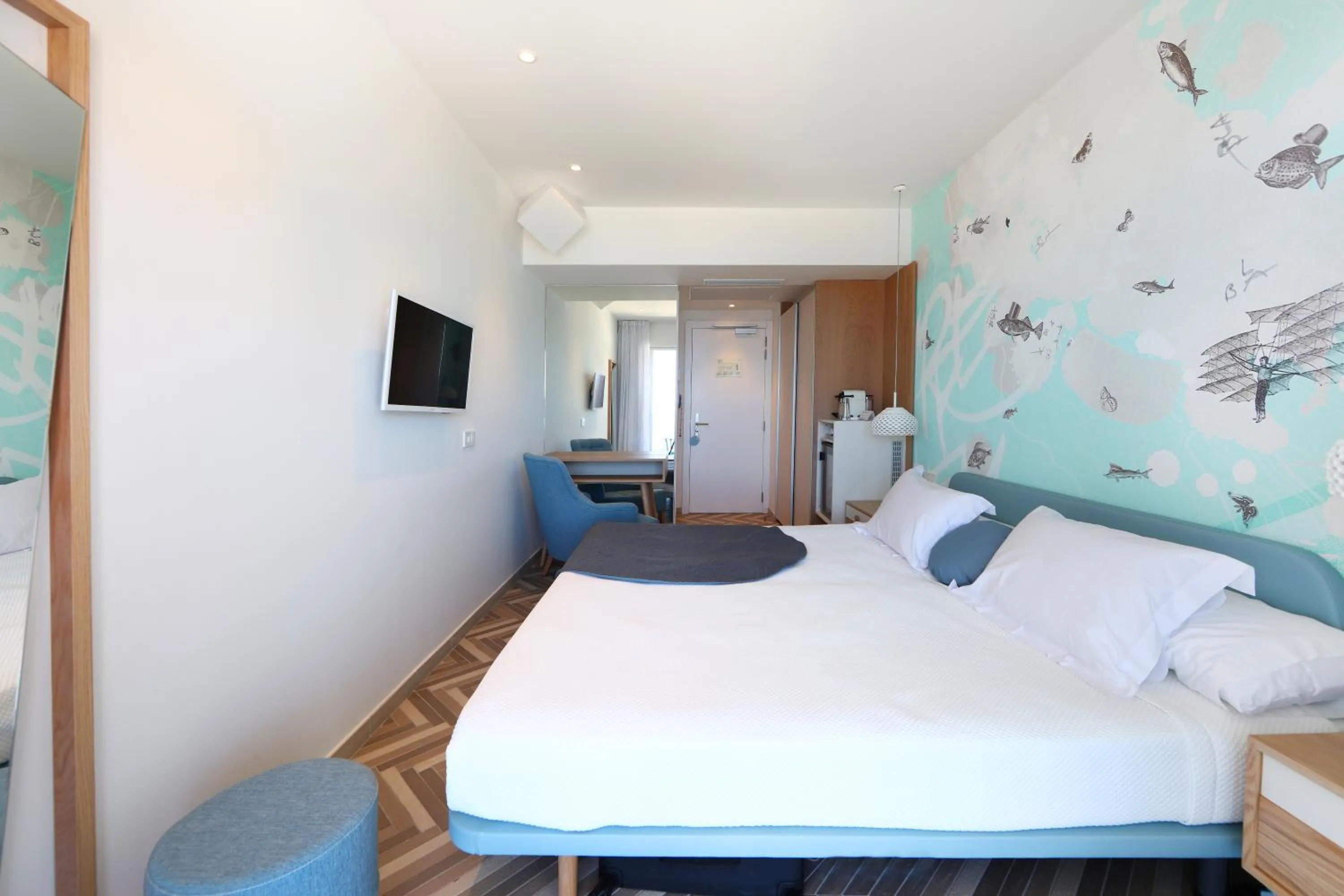 Decorative detail, Bed in Mar Azul Pur Estil Hotel & Spa - Adults only