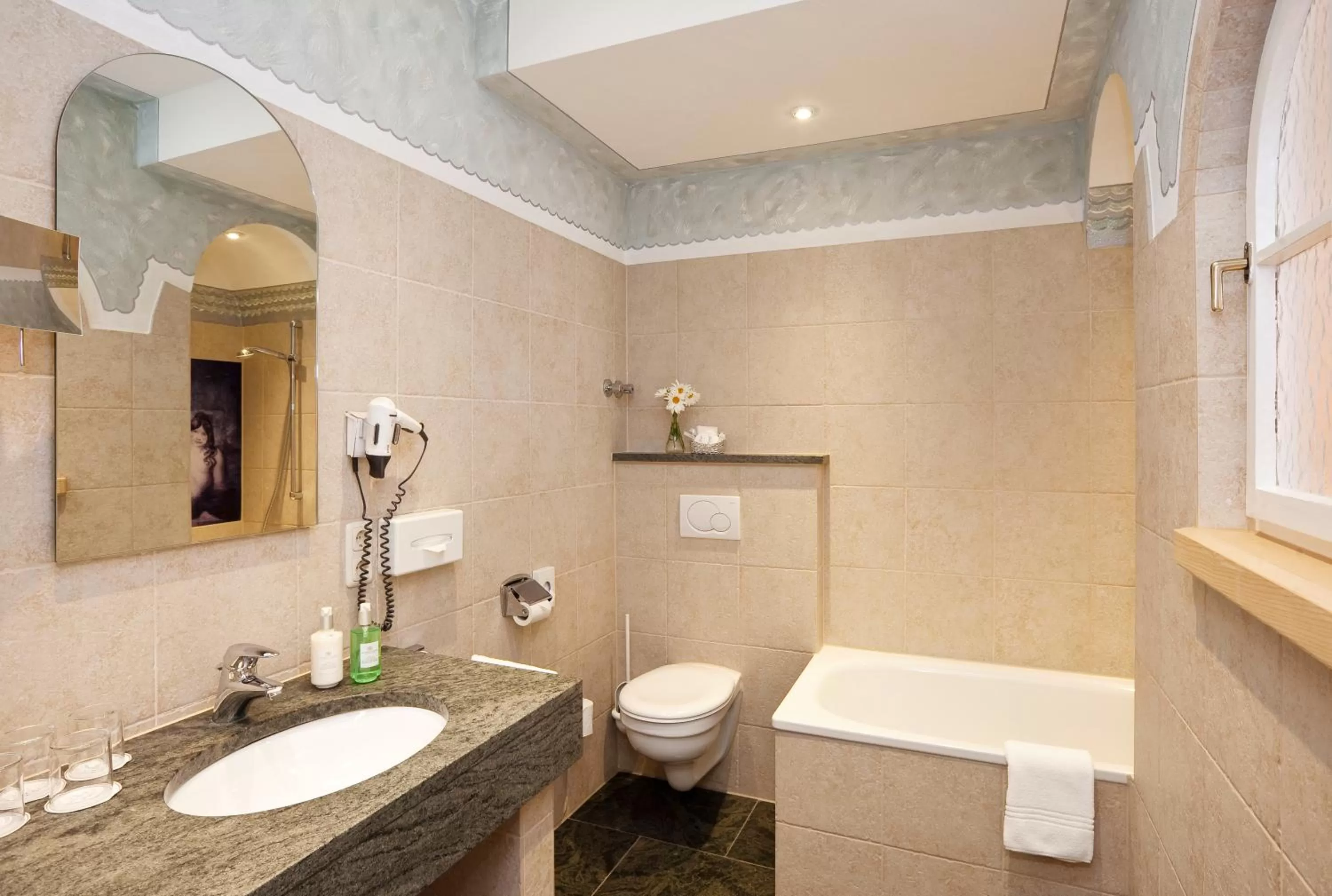 Bathroom in Hotel Hirsch