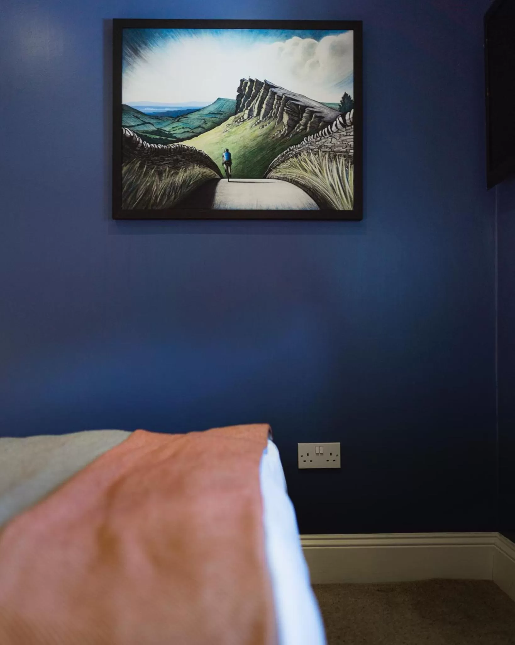 Decorative detail, Bed in The Old Hall Inn
