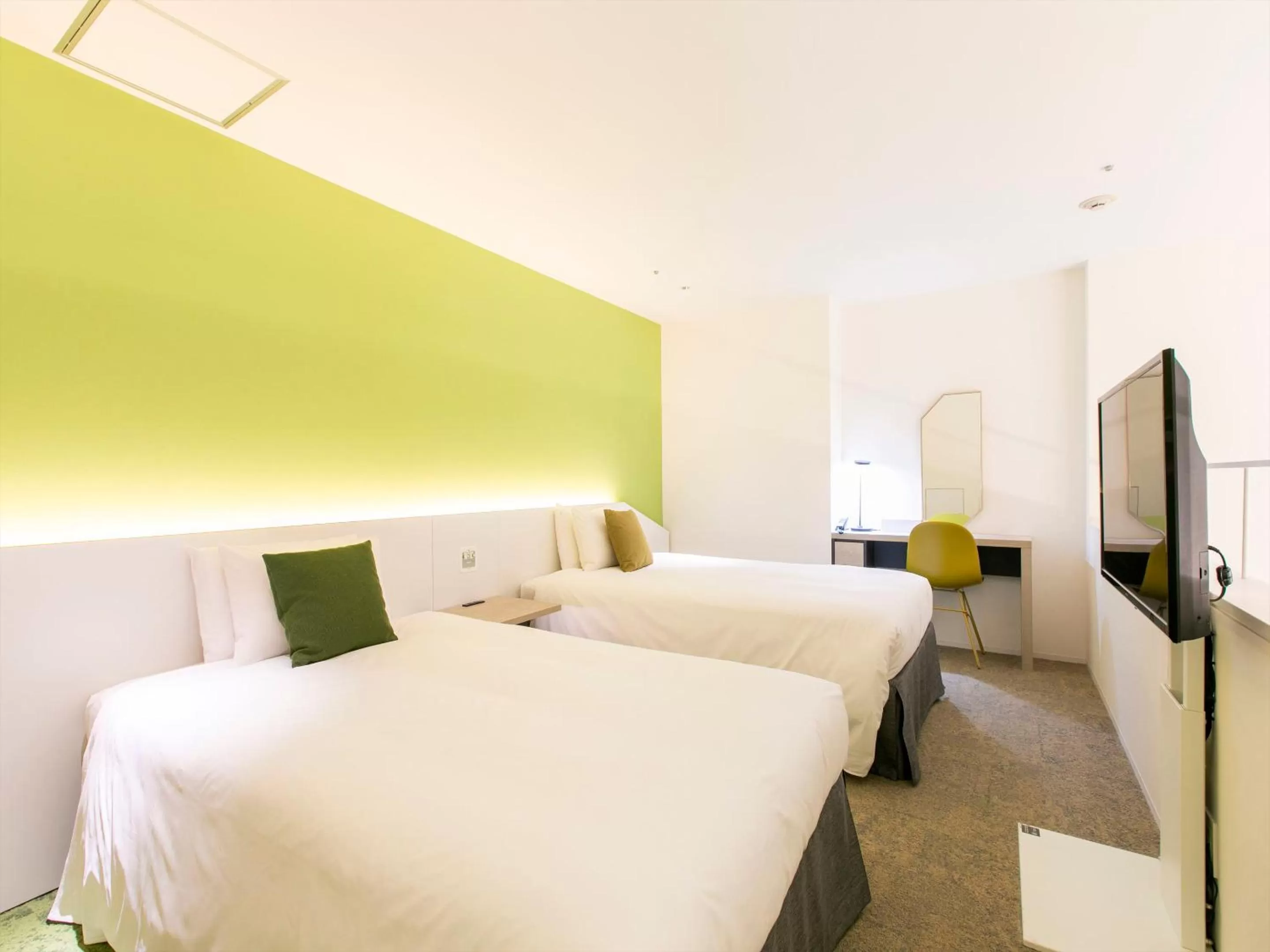 Bed in Tenza Hotel & SKYSPA at Sapporo Central